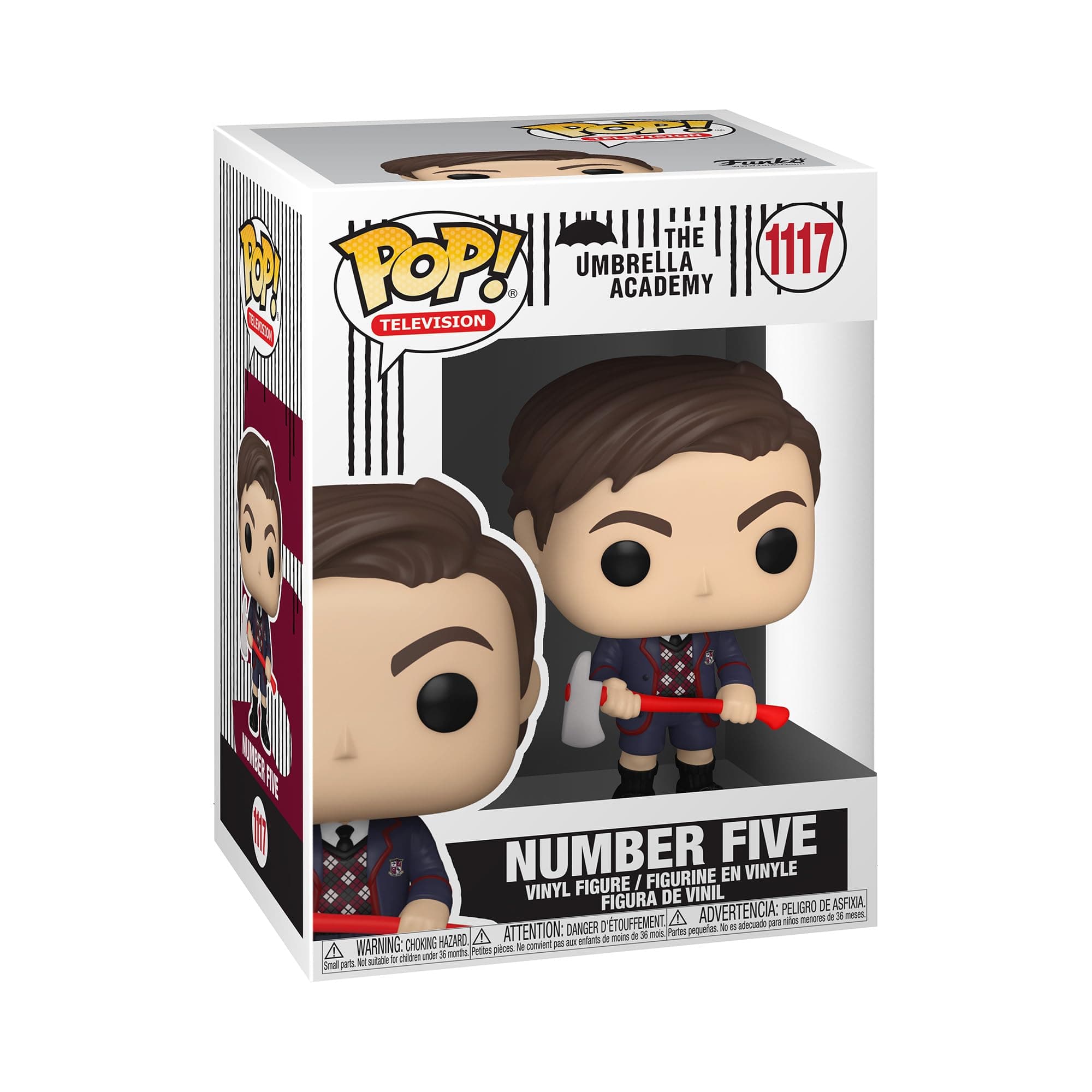 POP! TV: Umbrella Academy - Number Five 5 Vinyl - Collectable Vinyl Figure - Gift Idea - Official Merchandise - Toys for Kids & Adults - TV Fans - Model Figure for Collectors and Display