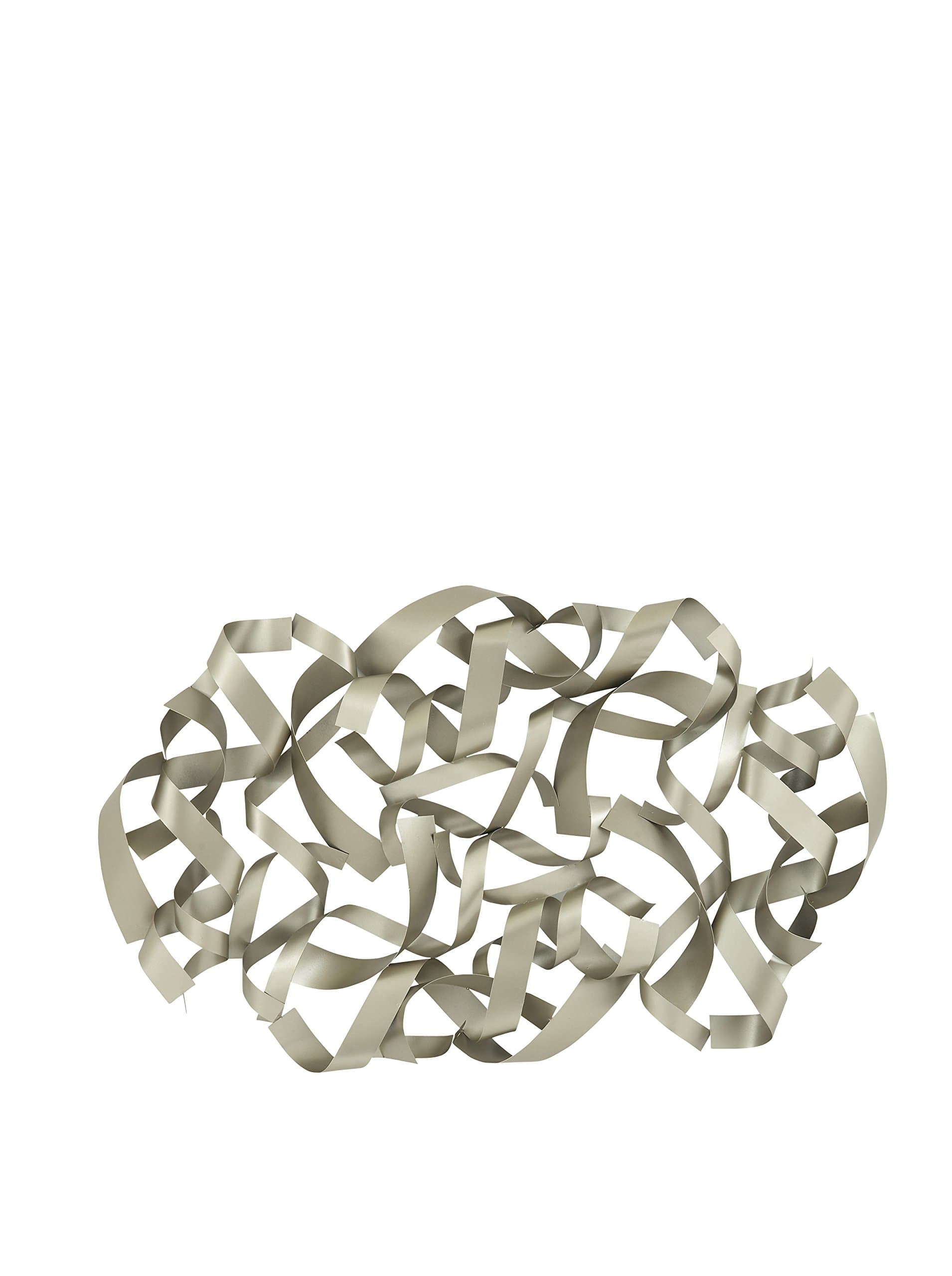 Deco 79 Dark Grey Contemporary Abstract Metal Wall Decor, 36 x 53 Inches