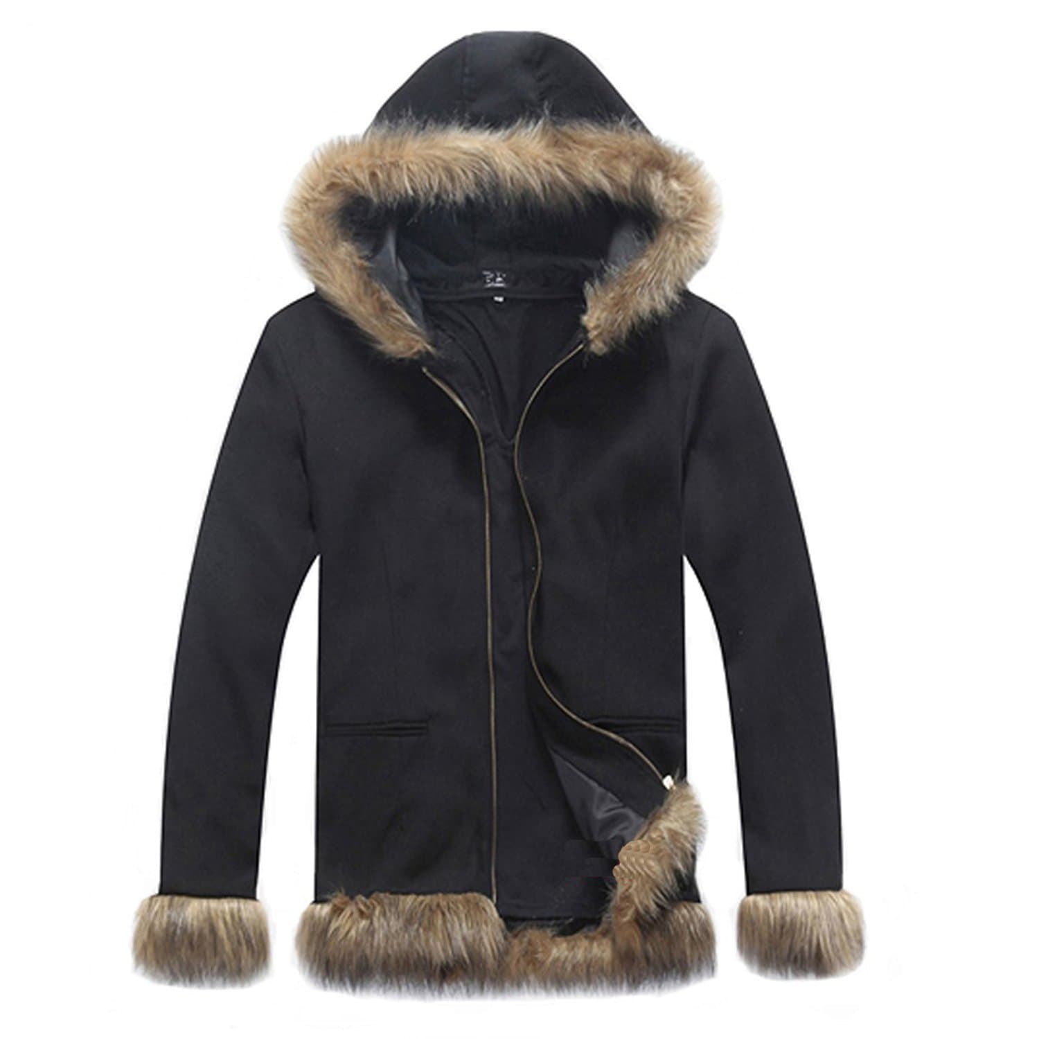 Ainiel Men's Anime Cosplay Costume Long Sleeve Hooded Coat