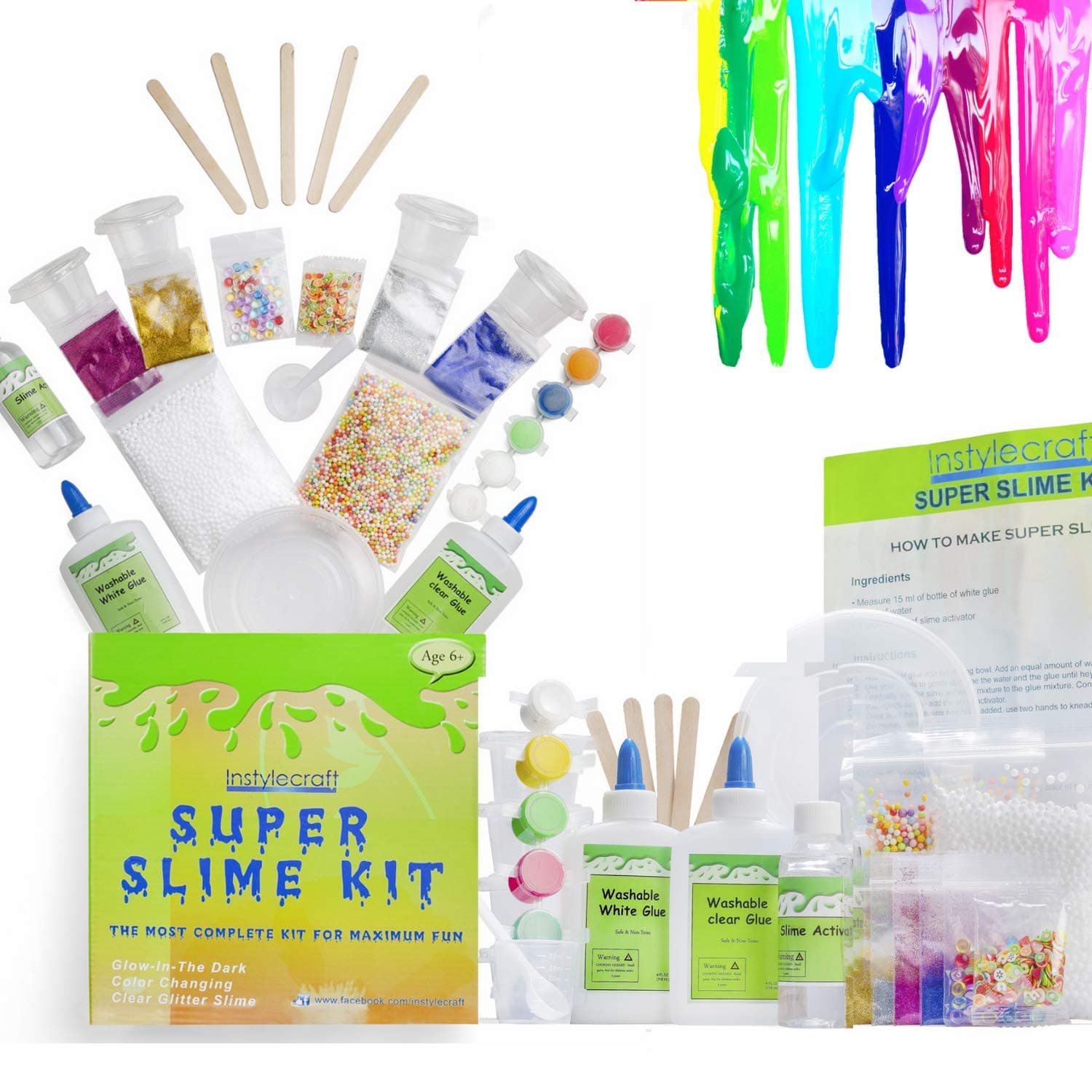 InStyleCraft DIY Slime Making Kit-Supplies for Girls