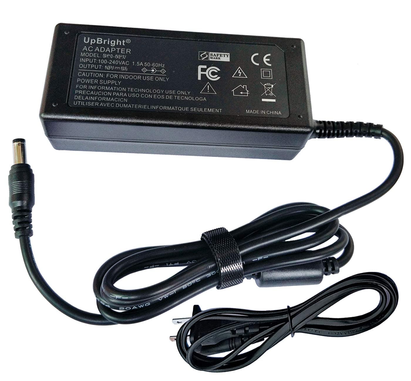 UPBRIGHTNew AC/DC Adapter Compatible with Philips 276E7Q 276E7QDSW 276E7QDSW/00 276E7QDAB 276E7QDAB/00 276E6A 276E6ADSS 276E6ADSS/00 276E6ADSS/27 27" Widescreen LCD LED Monitor Power Supply Charger