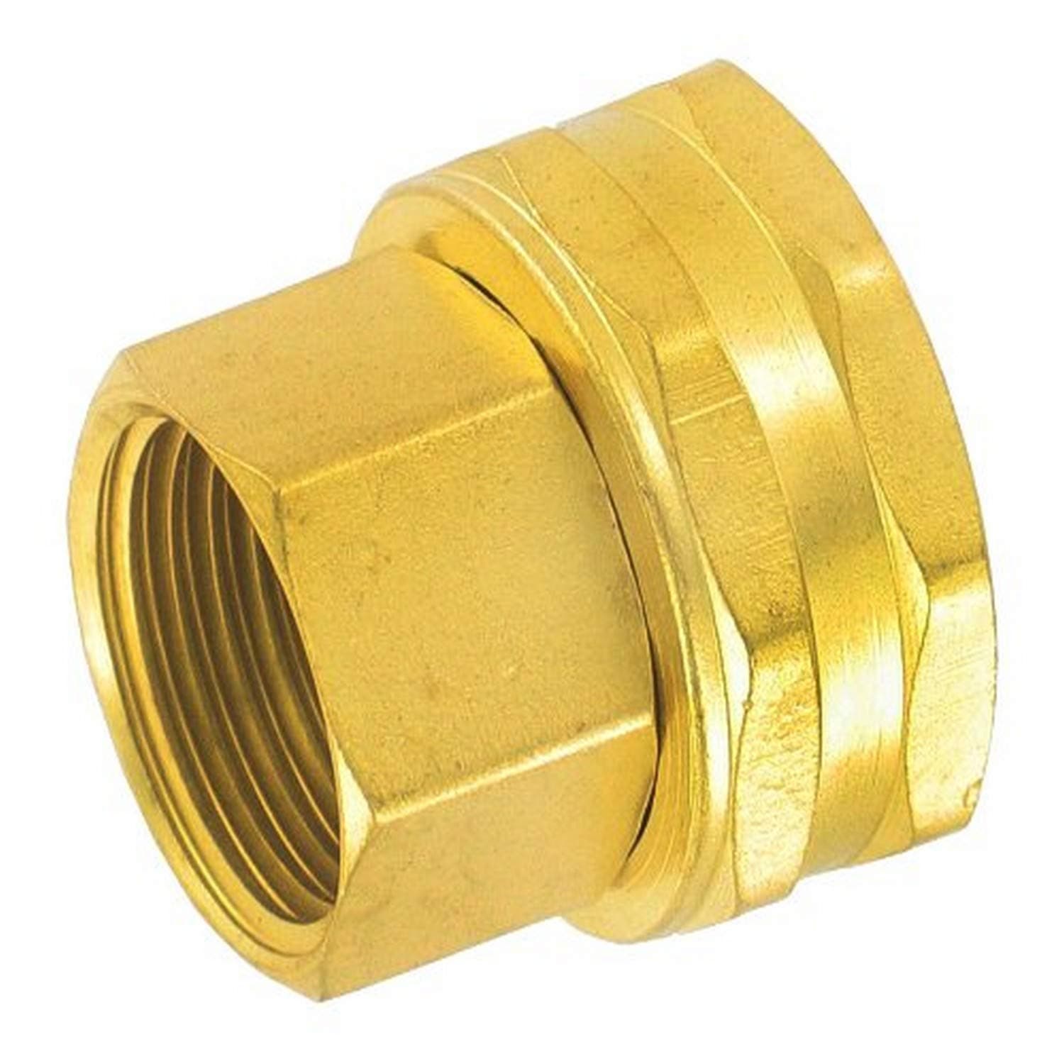 Gilmour 1/2-Inch Brass Double Female Swivel Hose Connector 5FPS7FH