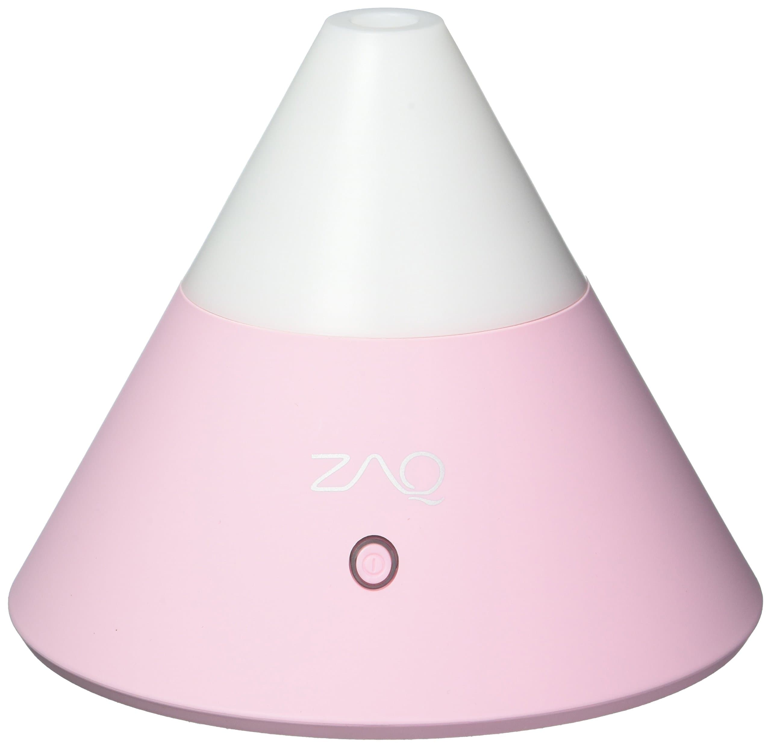 ZAQ Noor Multi Color Litemist Aromatherapy Essential Oil Diffuser - 80 ML Capacity, Pink