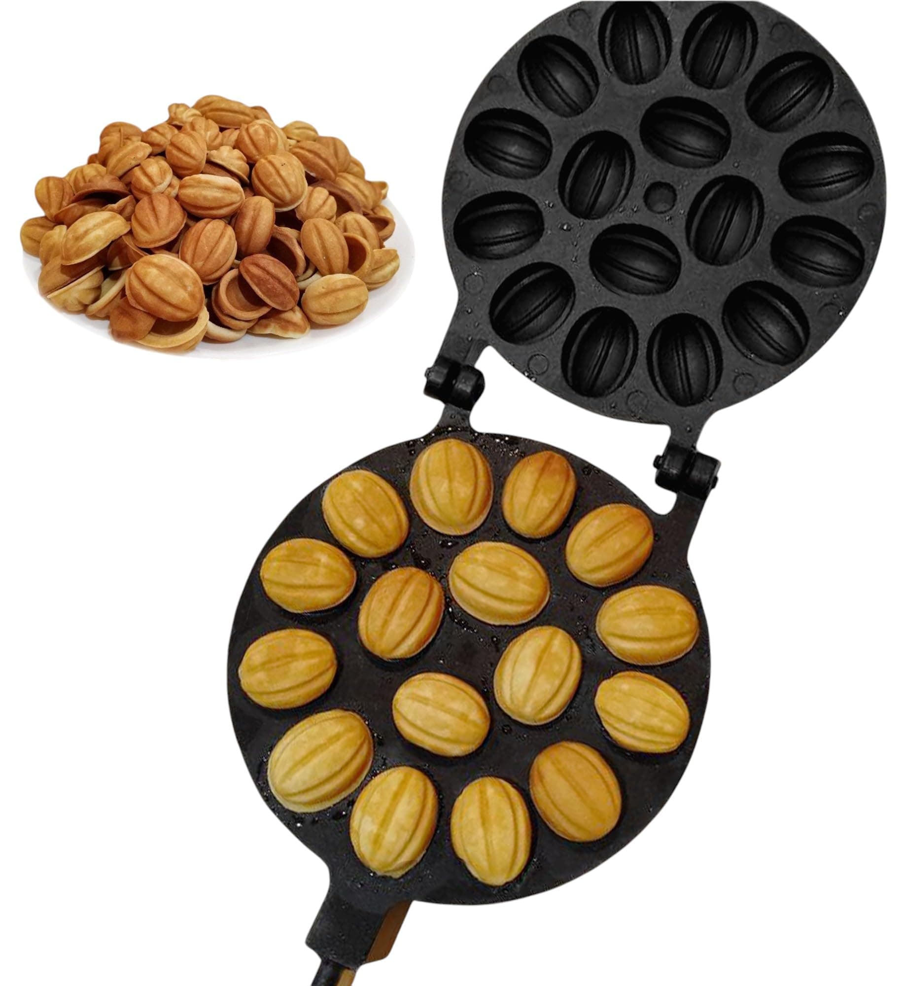 Non-stick Walnut Cookie Mold 16