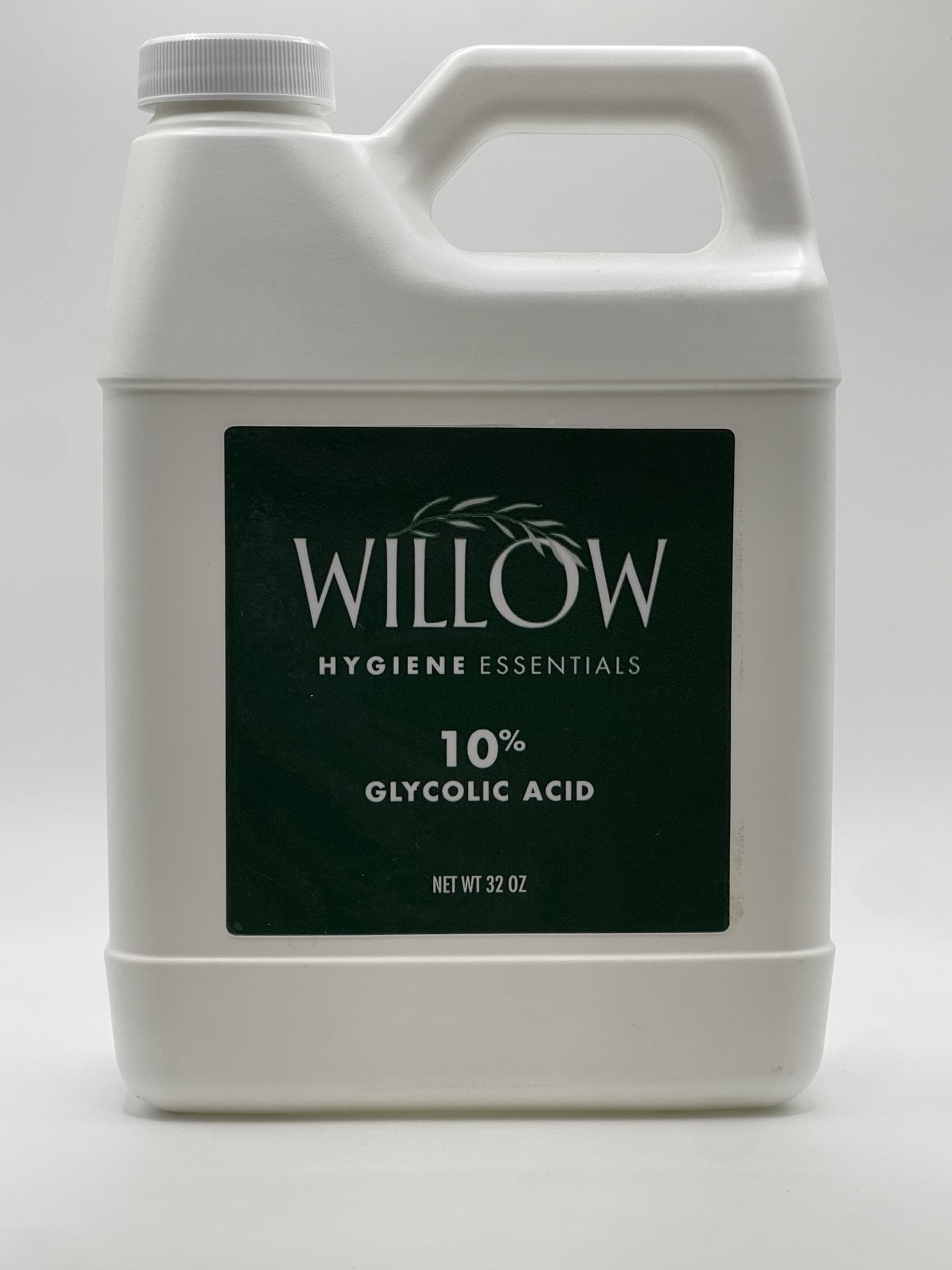 Glycolic Acid 10%,Pure Glycolic Acid Liquid, Glycolic Acid for Makeup, Serum, Toner & Lotion, Industrial Cosmetic Application, Skin & Hair Care Product, Glycolic Acid Bulk, Manufactured in USA, 32 oz