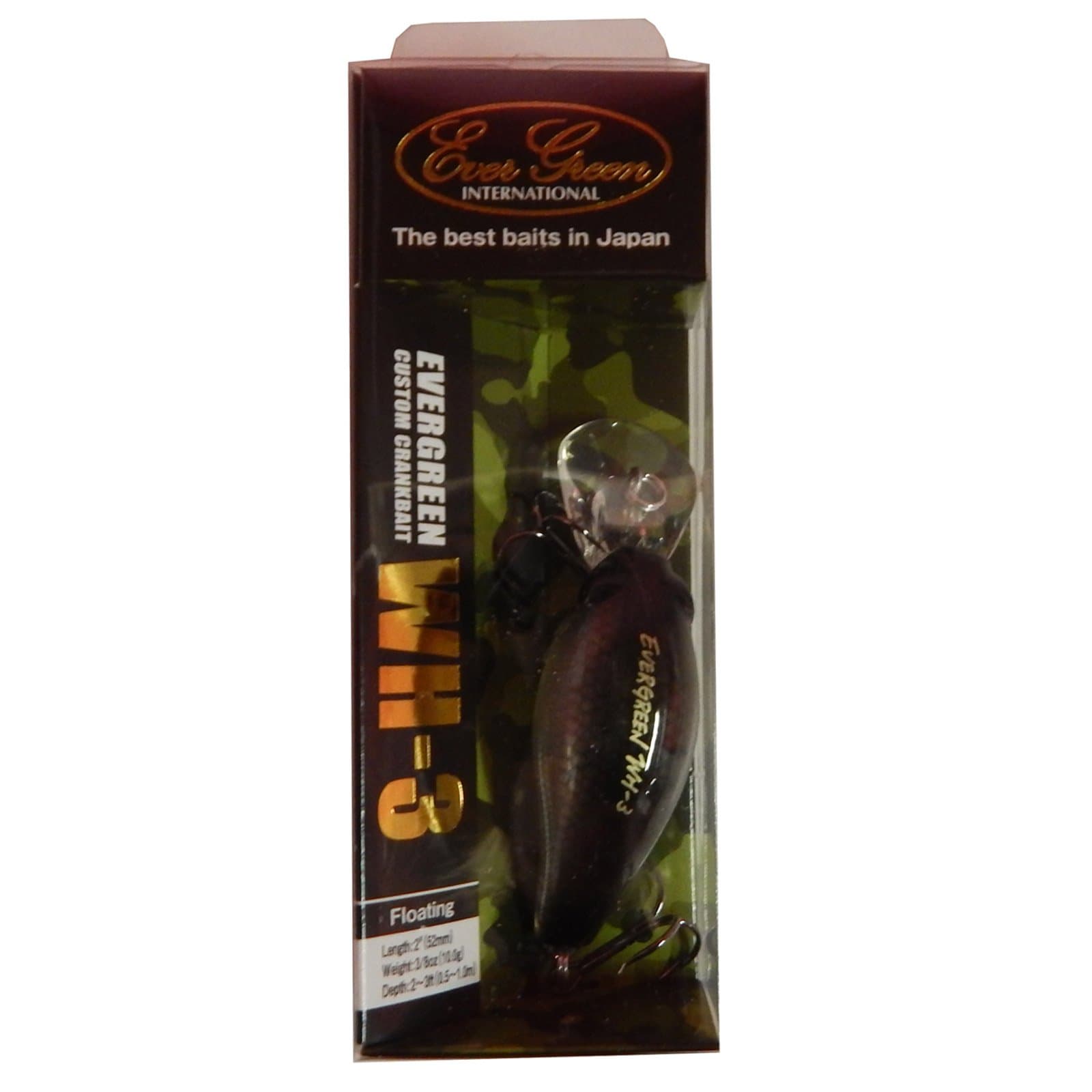 Daiwa WH-3-253 Evergreen Crank Lure, 3', American Shad