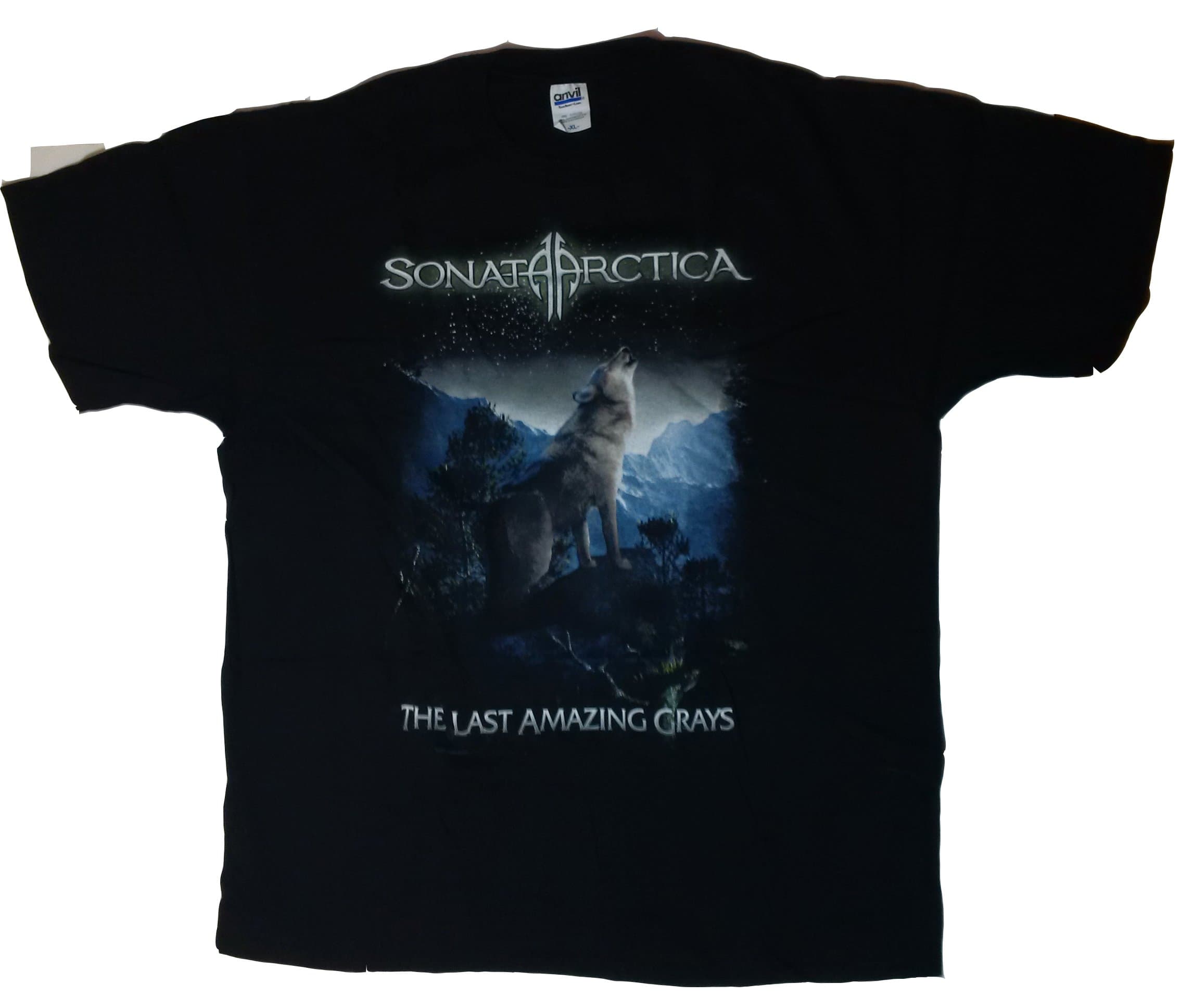 Sonata Arctica Last Amazing Grays 2010 T-Shirt, XL, Black
