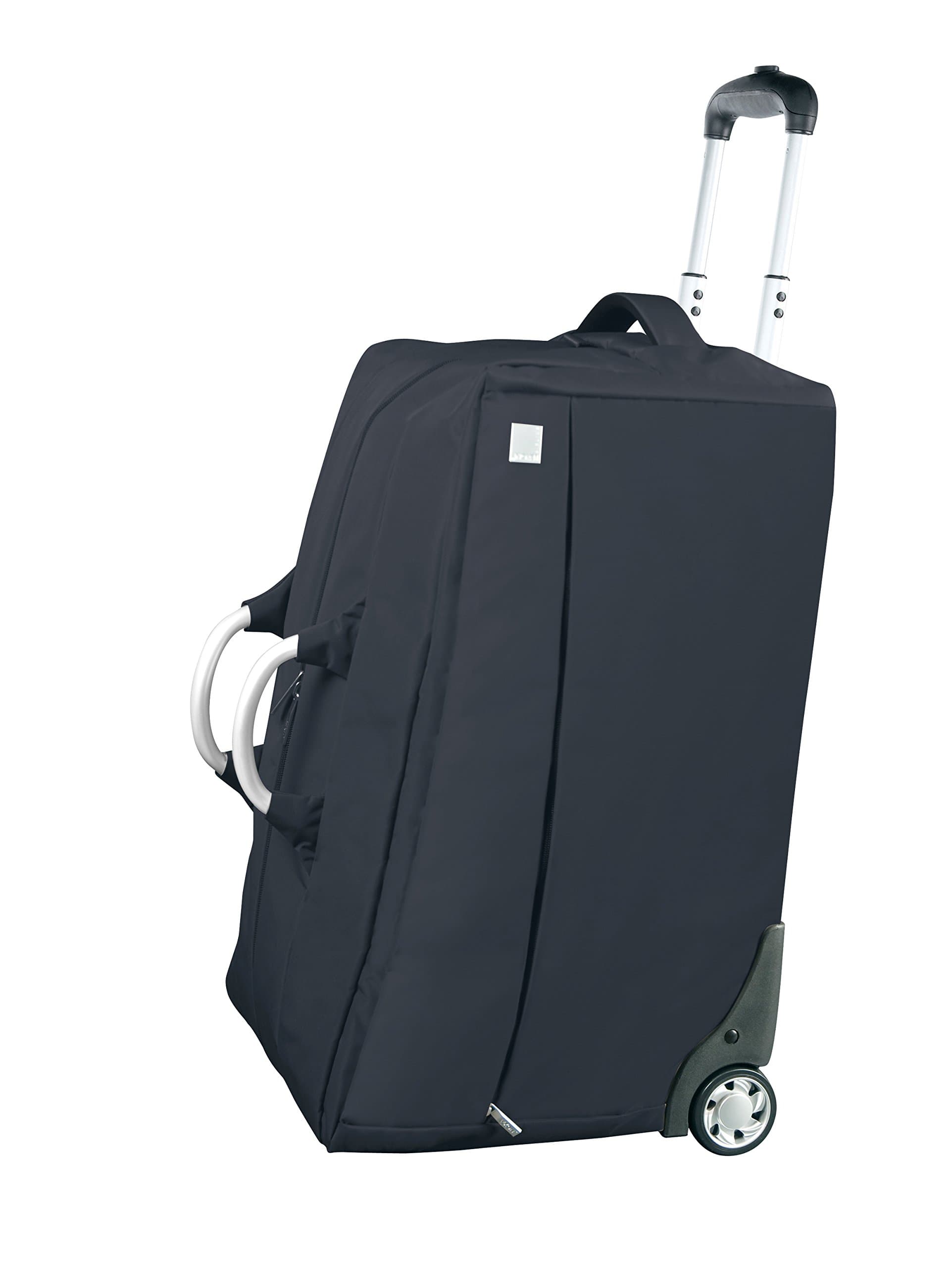 Lexon Airline Travel Cabin Rolling Duffel Bag in Black