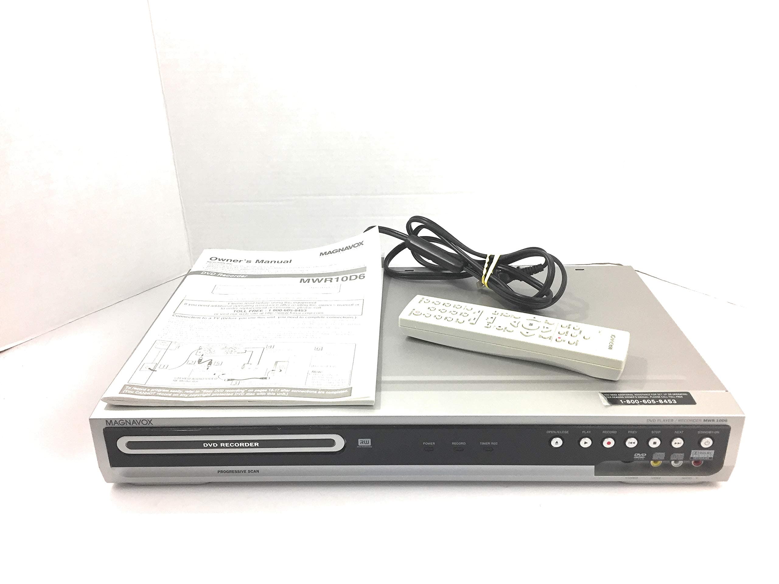 Magnavox MWR10D6 DVD Recorder