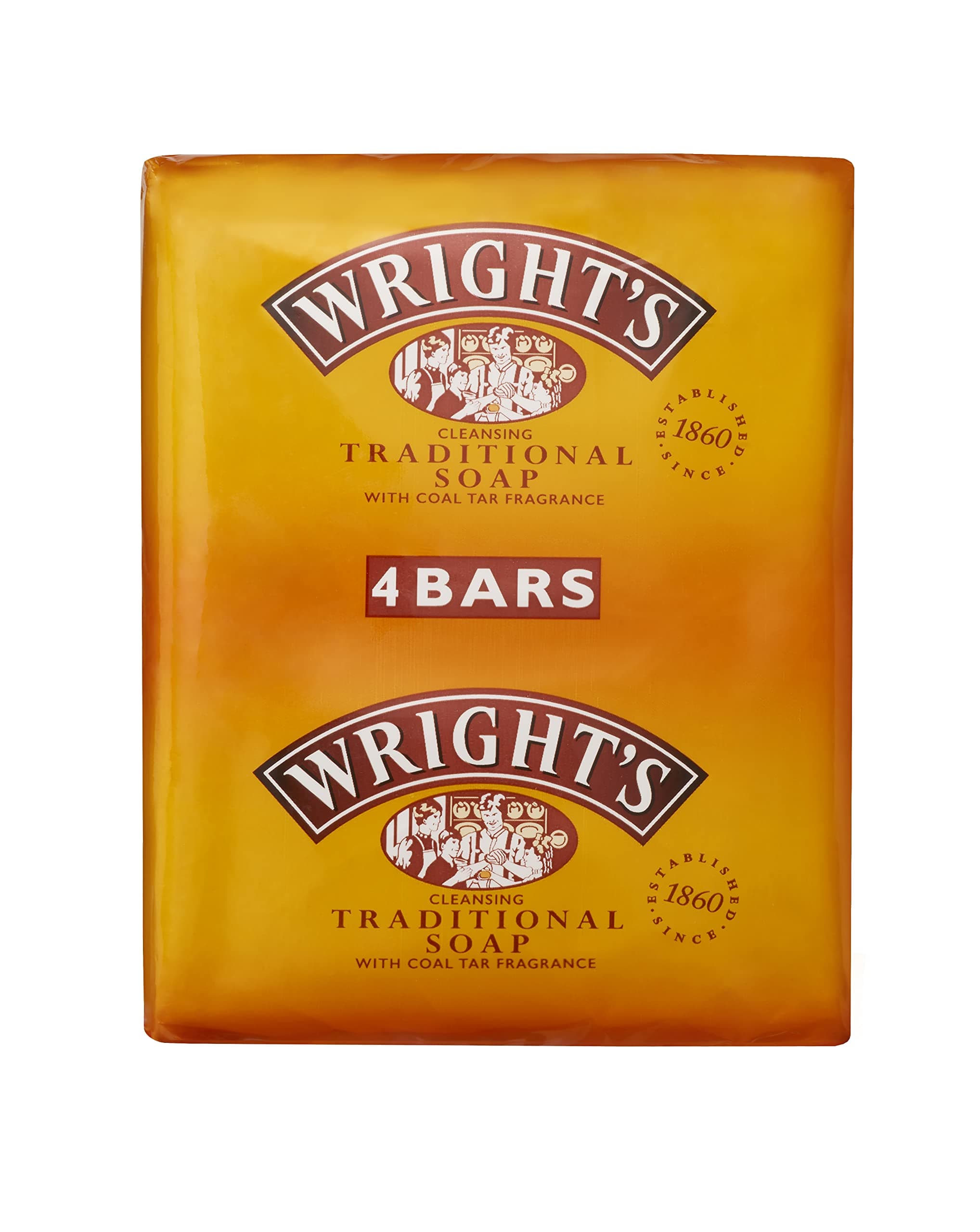 Wright's Coal Tar Soap 4 pack