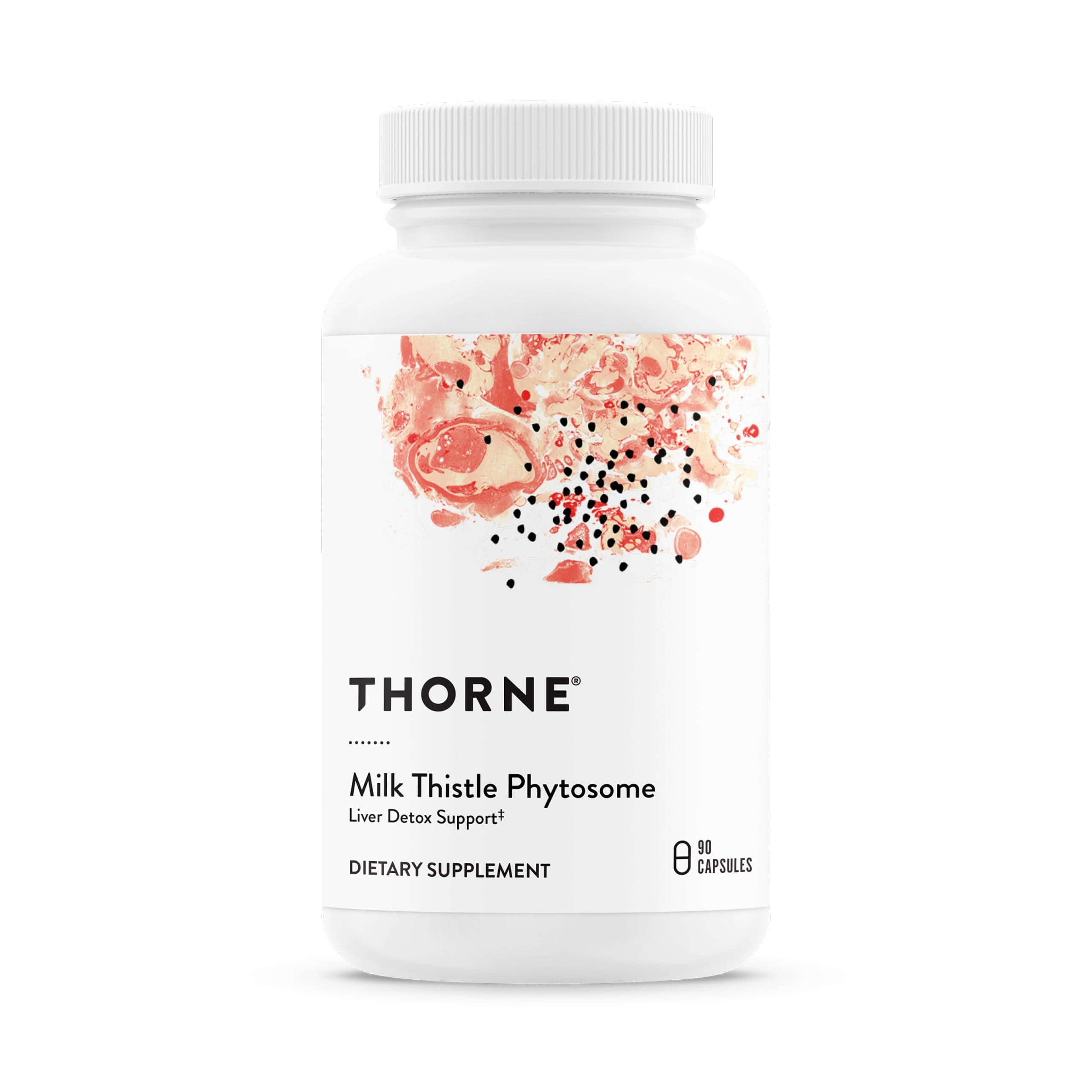 THORNE - Milk Thistle Phytosome (Formerly Siliphos) - Botanical Extract Complex for Antioxidant and Liver Support* - Third-Party Certified - Gluten, Dairy & Soy-Free - 90 Capsules