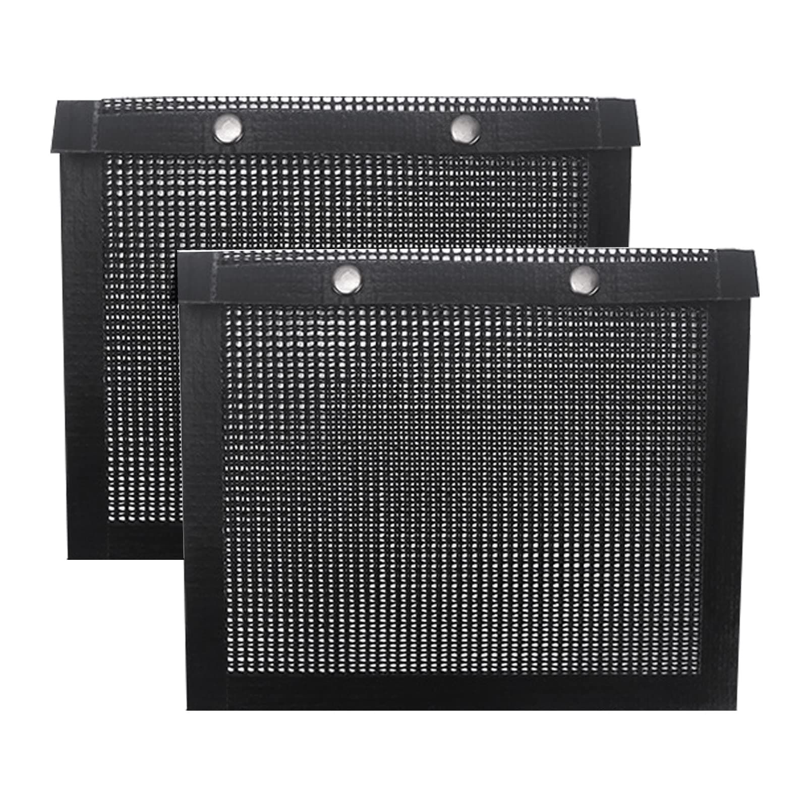 WOHLOPL Showay Mesh Grill Bags - Reusable Non-Stick BBQ Mesh Grill Bags,Large Barbeque Bags for Grilling, Easy to Clean, 15.7 x 10.6 Inch (2 pcs)