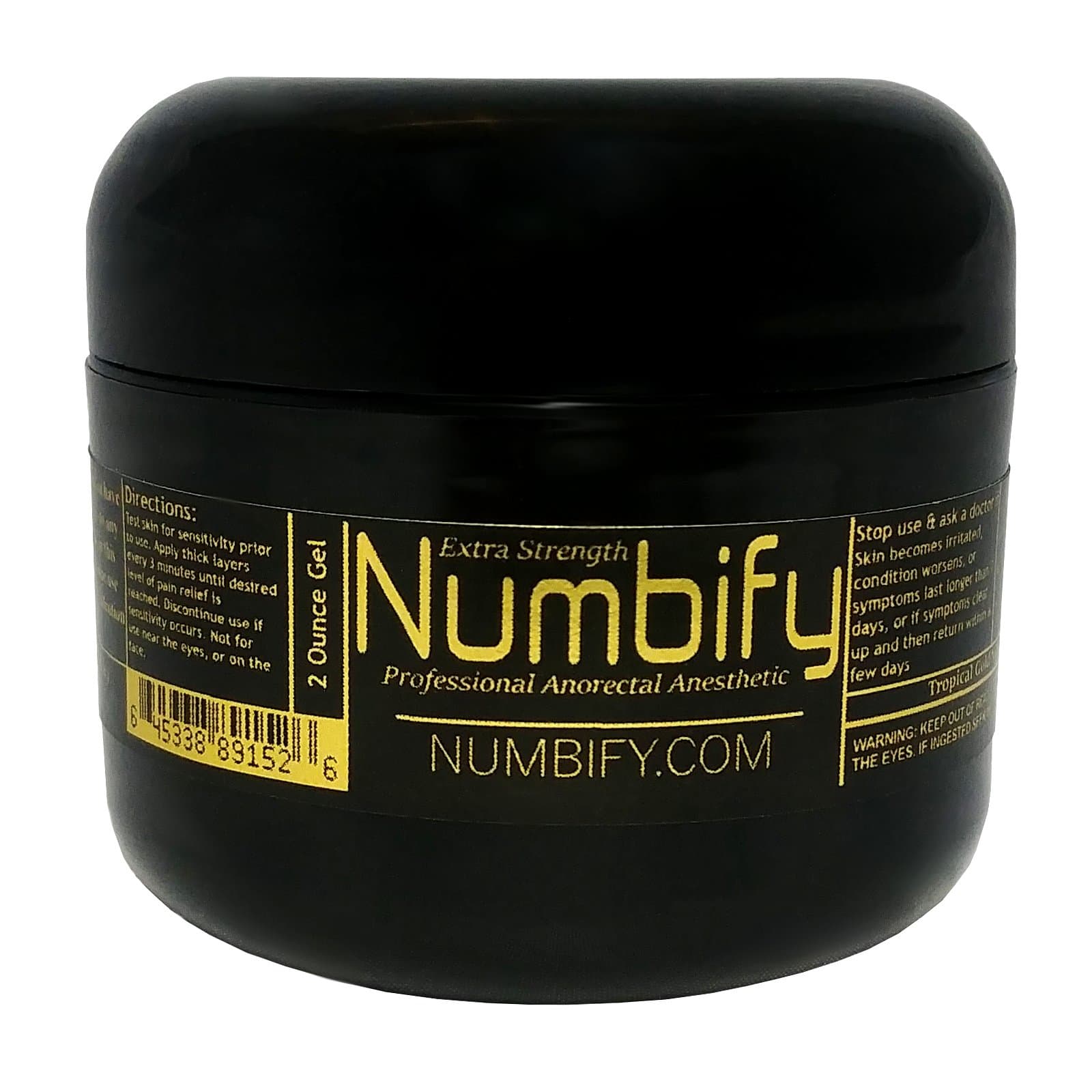 Numb-ify Numbing Gel 5% Lidocaine Extra Strength Anesthetic - Numb-ify’s Strongest/Best Pain Relief & Numbing Gel (2 Oz)