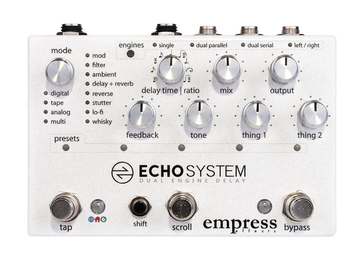 Empress Effects Echosystem Delay Effect Pedal