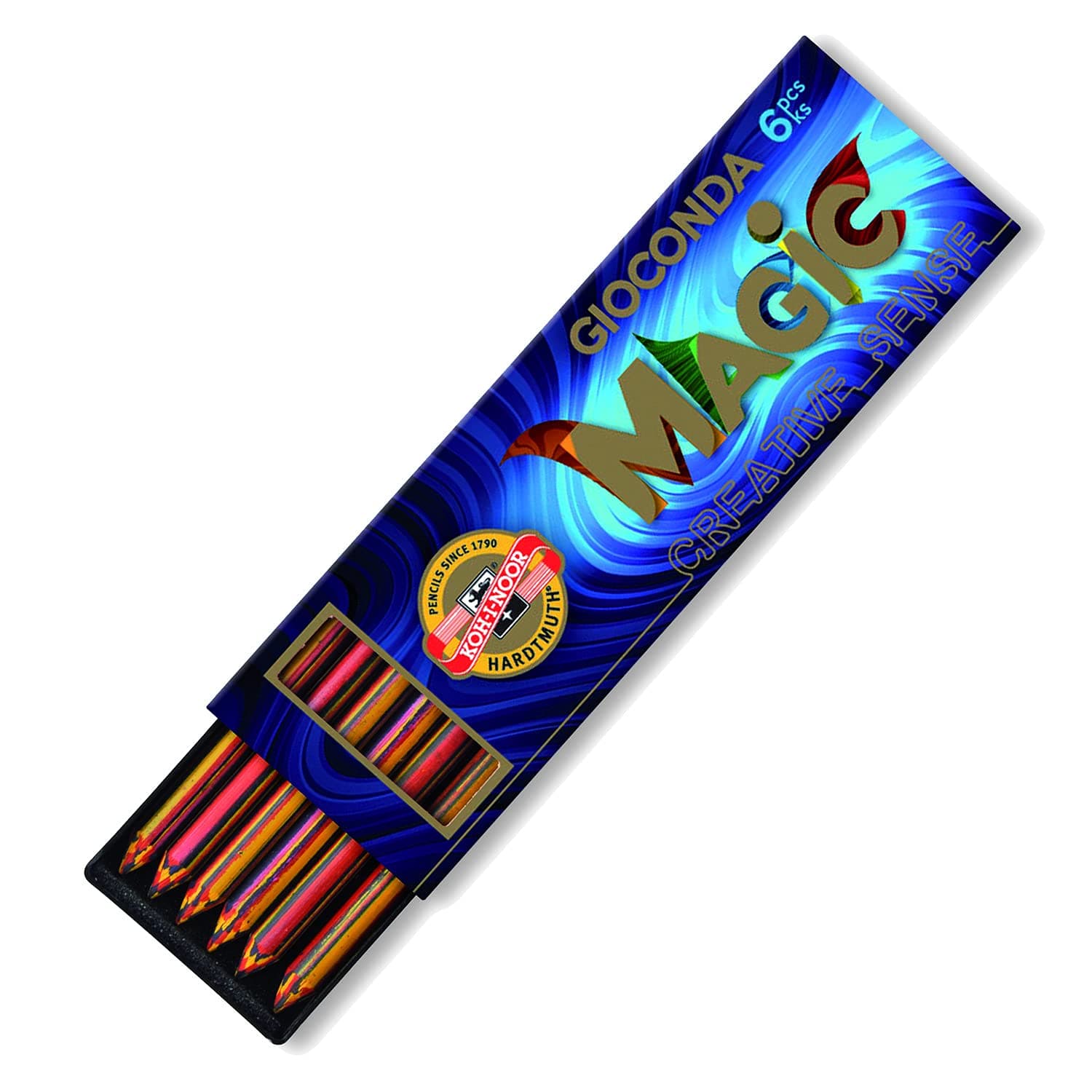 KOH-I-NOOR Magic Coloured Leads for 5.6mm Diameter 120mm Mechanical Pencil