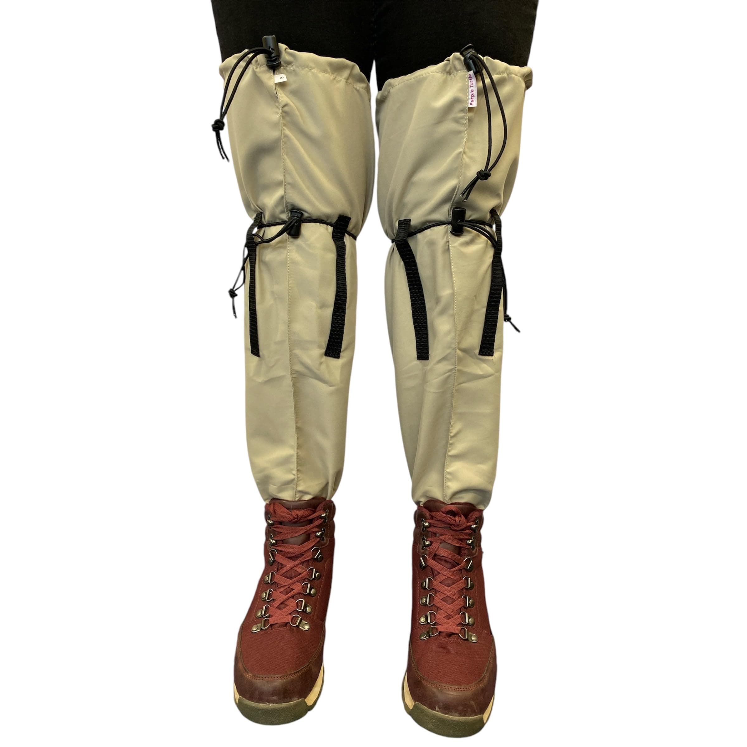 Purple Turtle Leech Socks - Sandstone (Long)