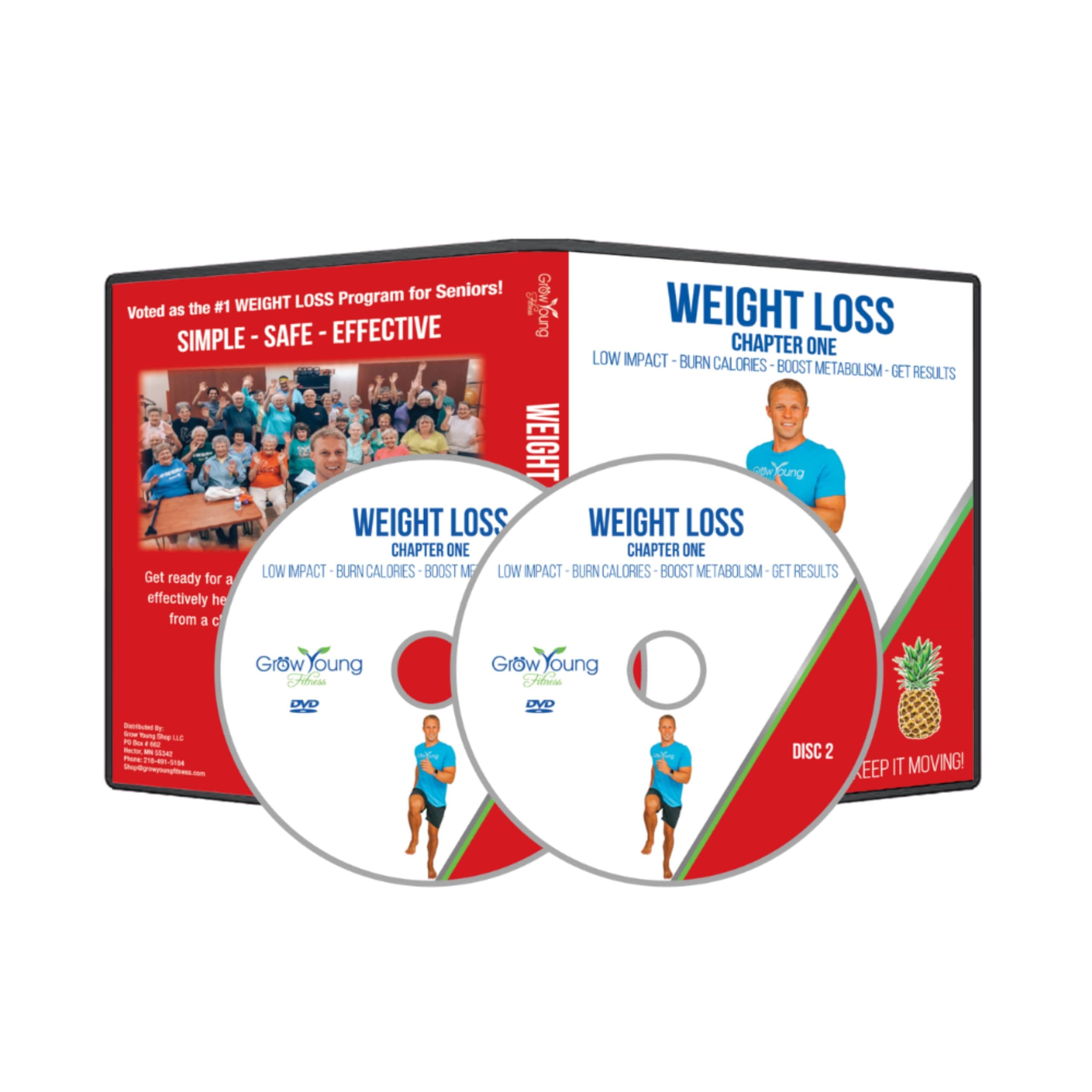- Grow Young Fitness Cardio Weight Loss for Seniors - Low Impact Exercise - Chapter One Senior Exercise DVD