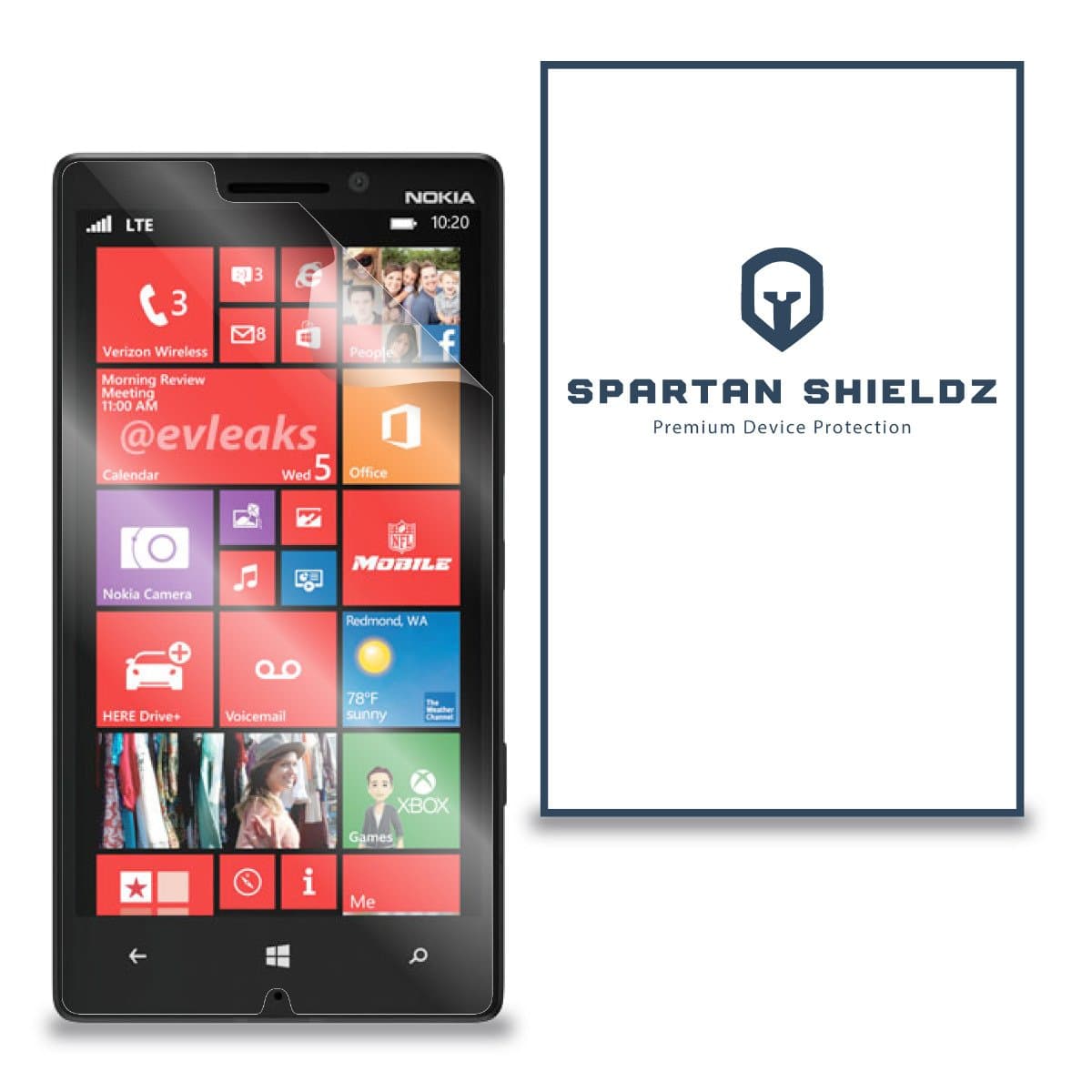 6X - Spartan Shieldz Premium HD Screen Protector Cover For Nokia Lumia 930-6X