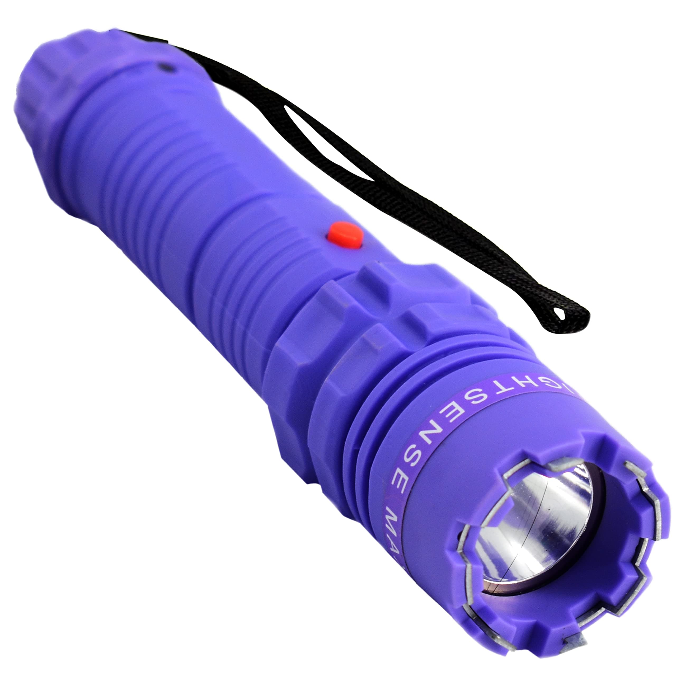 Fightsense Heavy Duty Flashlight Stun Gun for Women Self Defense - Rechargeable Batteries - Bright LED Flashlight with Three Modes for Men Or Women
