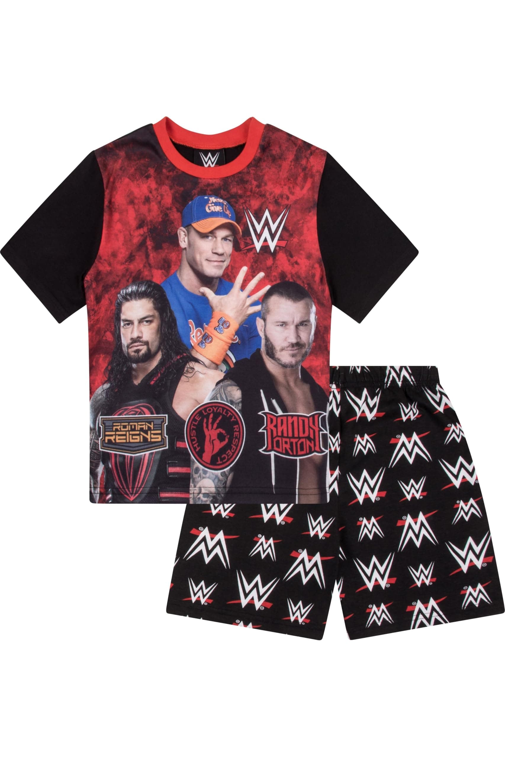 Boys WWE World Wrestling Entertainment John Cena Short Pyjamas