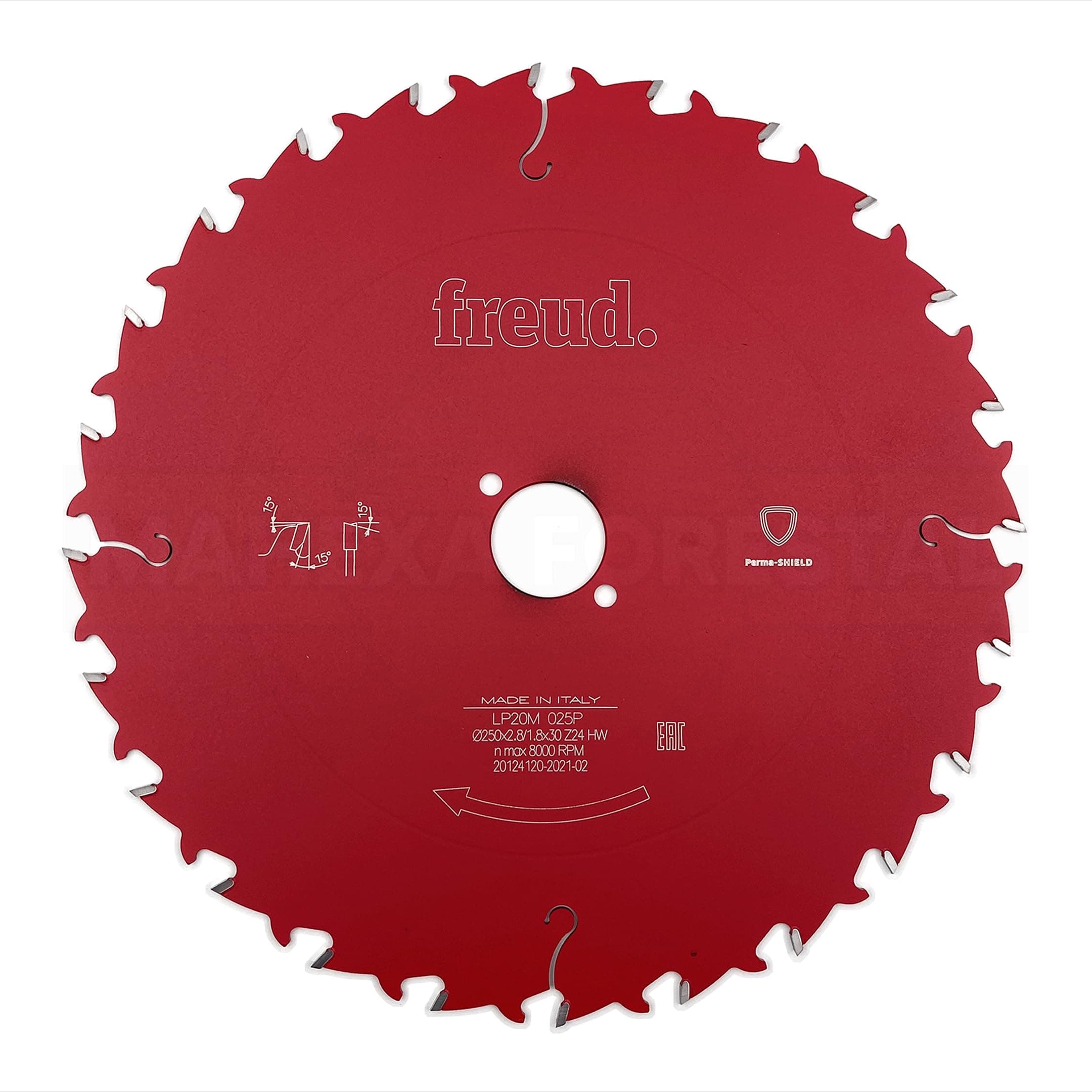 FREUD PRO LP20M 025 TCT Circular Saw Blade - 250mm x 30mm - 24T