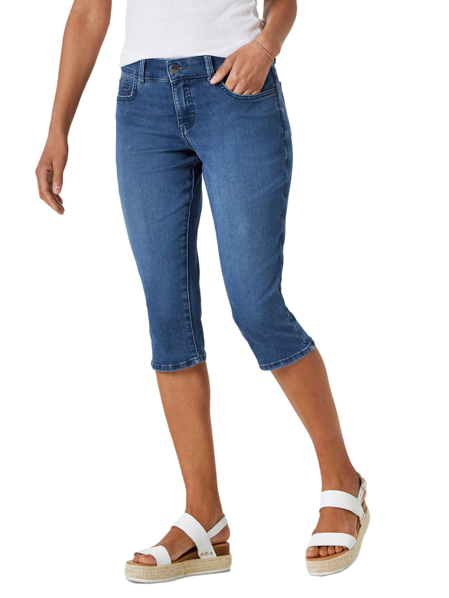 Riders by Lee IndigoWomen's Ultra Soft Denim Capri