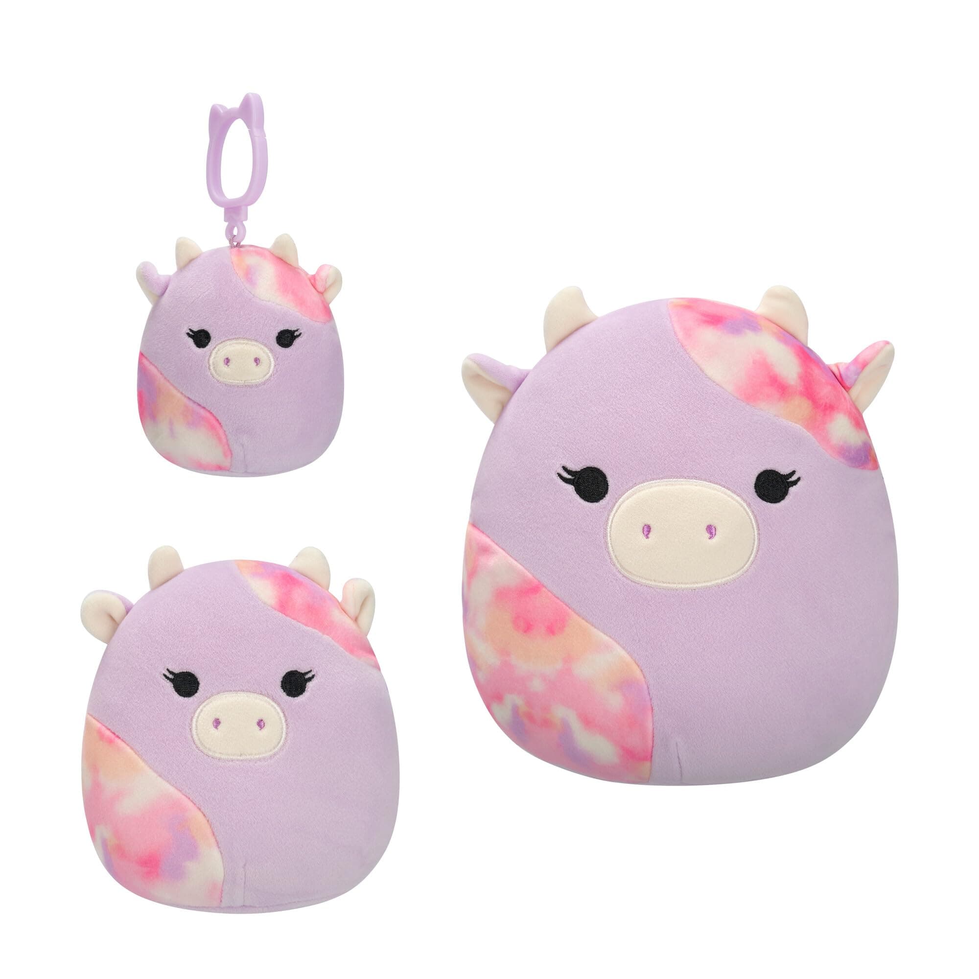Original Suri Sunset Cow 3-Pack (3.5in, 5in, 8in) – Official Jazwares Plush
