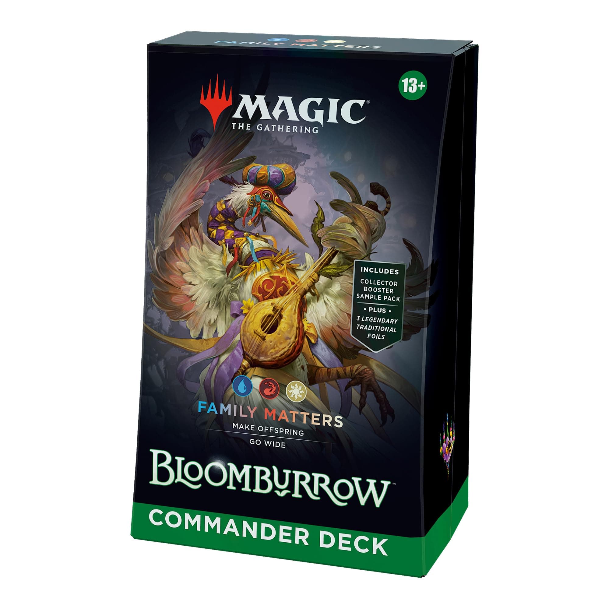 Bloomburrow Commander Deck - Family Matters (100-Card Deck, 2-Card Collector Booster Sample Pack + Accessories) (English Version)