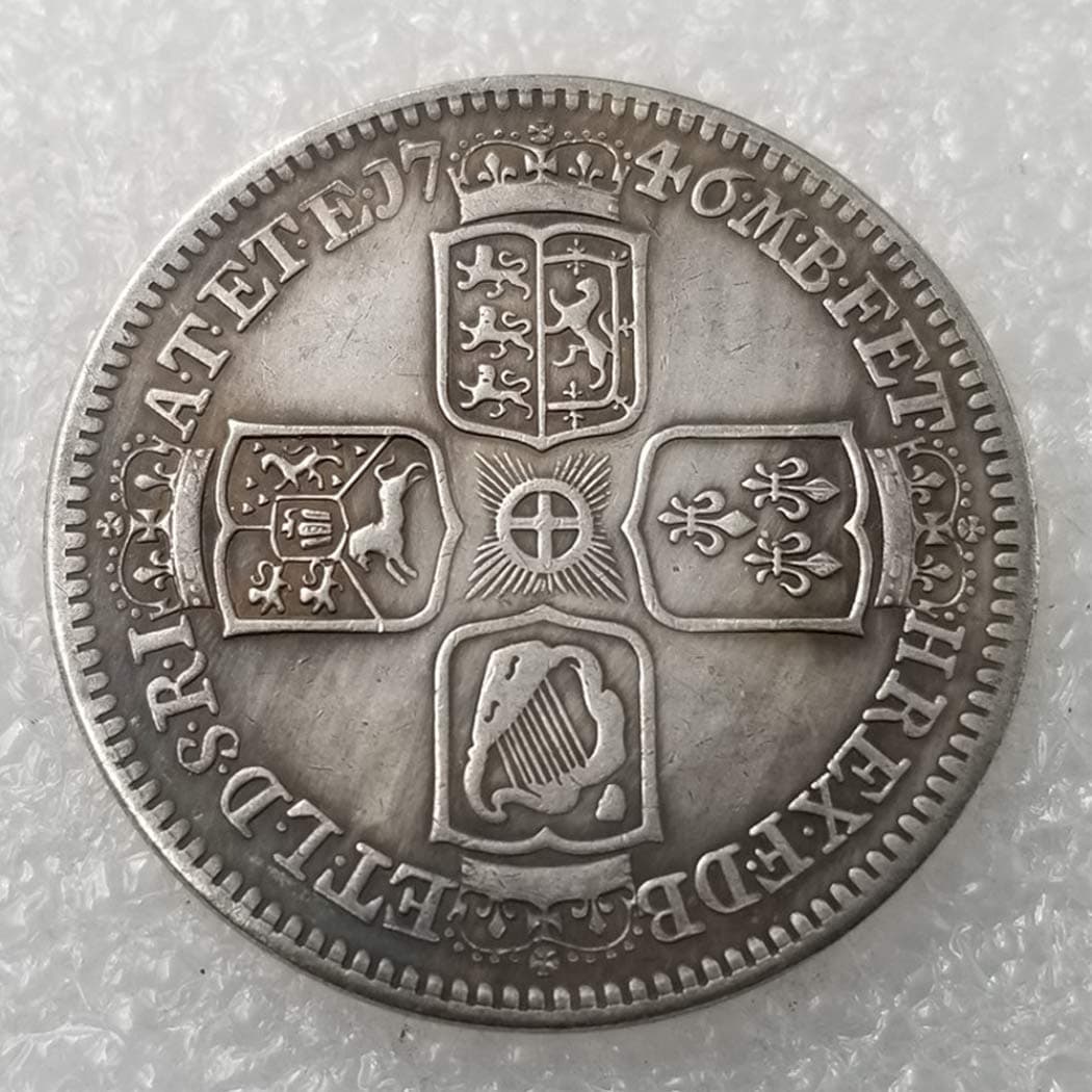 1746 Antique United Kingdom Old Coins - Great British Old Coin-UK Old Coin - Uncirculated Commemorative Coins-Best Discover History of Coins BestShop