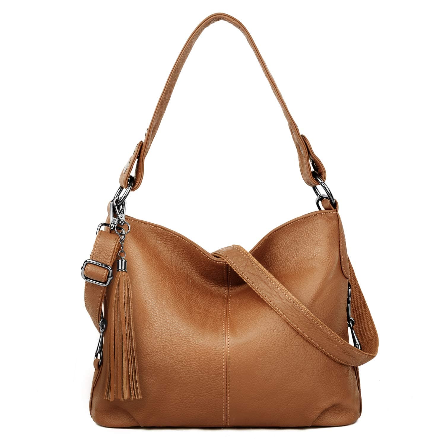 Genuine Leather Shoulder Bags Stylish Hobo Handbags Purses Crossbody Bags for Women