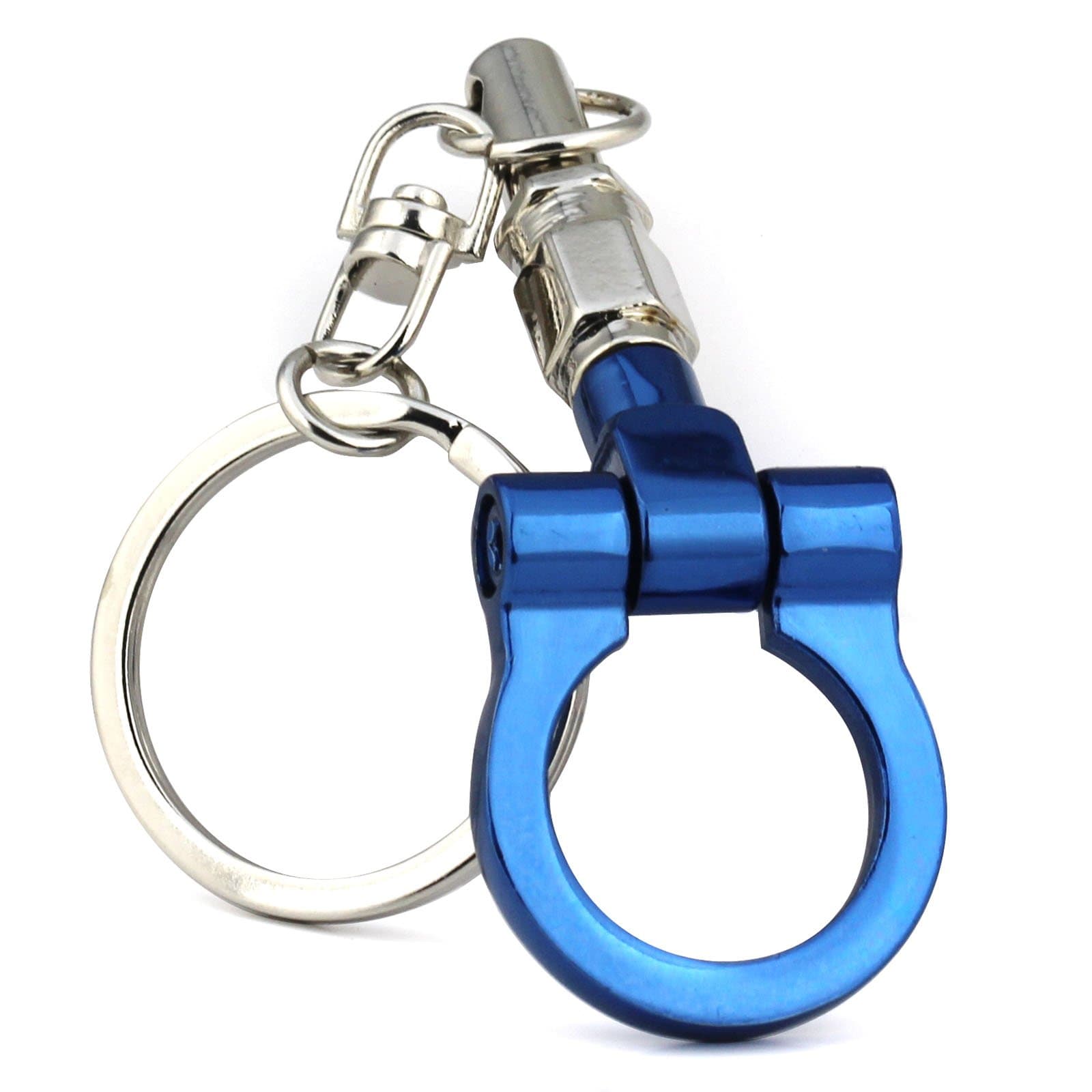 maycom Creative Trailer Towing Hook Keychain Keyring Auto Part Model Key Chain Ring Car Accessories Quick Release