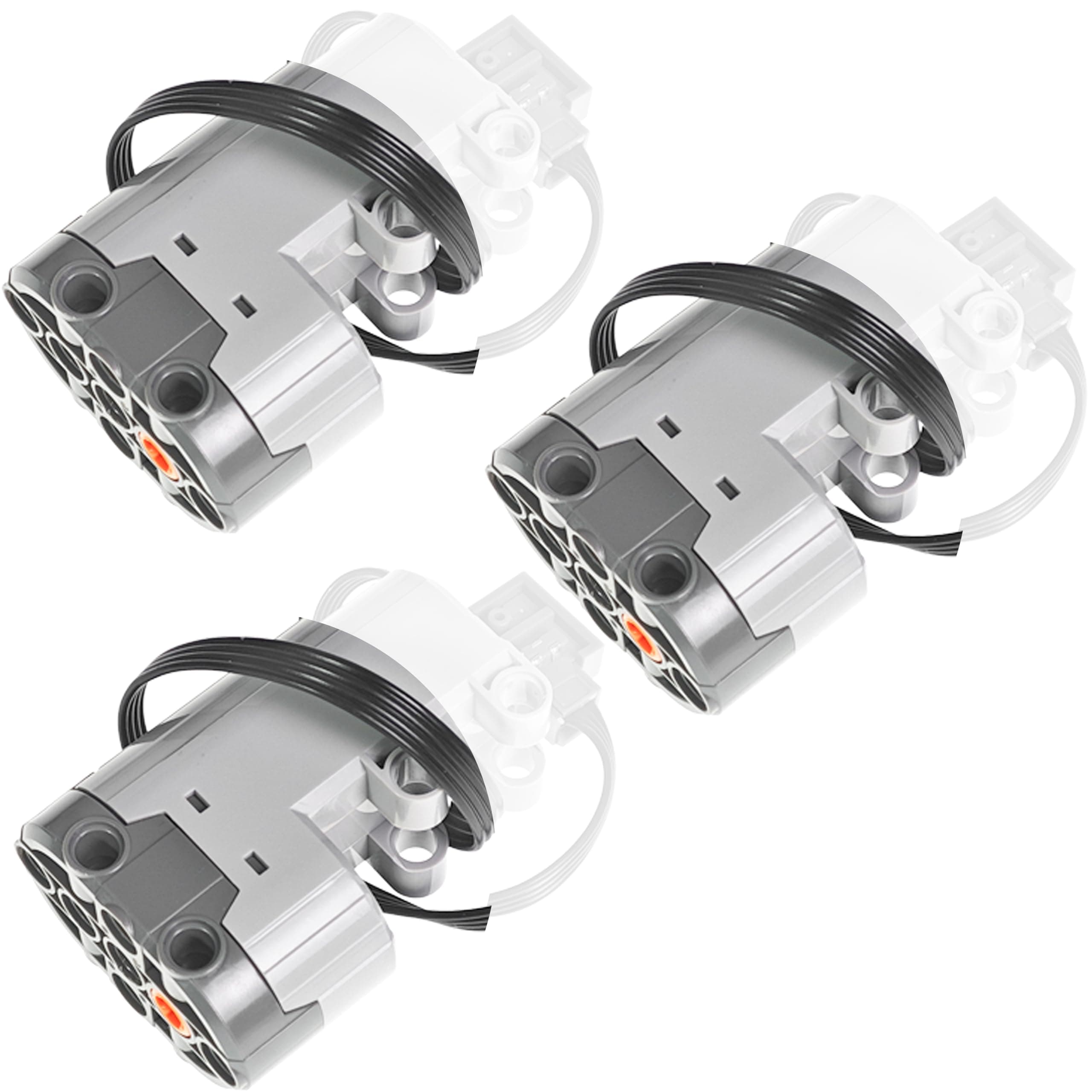 Technic Power-Functions Servo Motor 88004 (Pack of 3) Compatible with Mainstream Brand Motor MOC Technic Parts