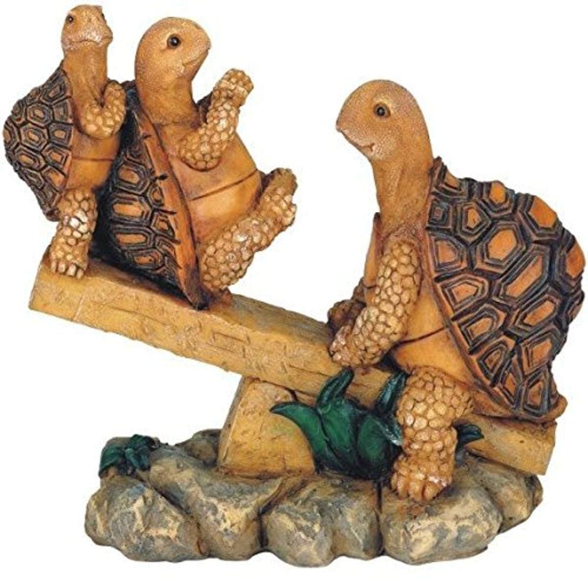 George S. Chen ImportsG-61058, 3 Turtles On Seesaw Garden Decoration Collectible figure Statue Model
