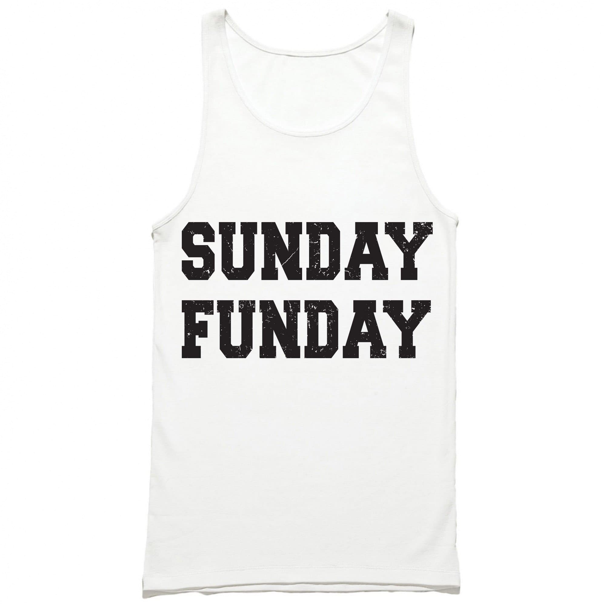 HGOS Sunday Funday Tank Top - Funny Drinking Tank Top - Party Tank Top Shirt