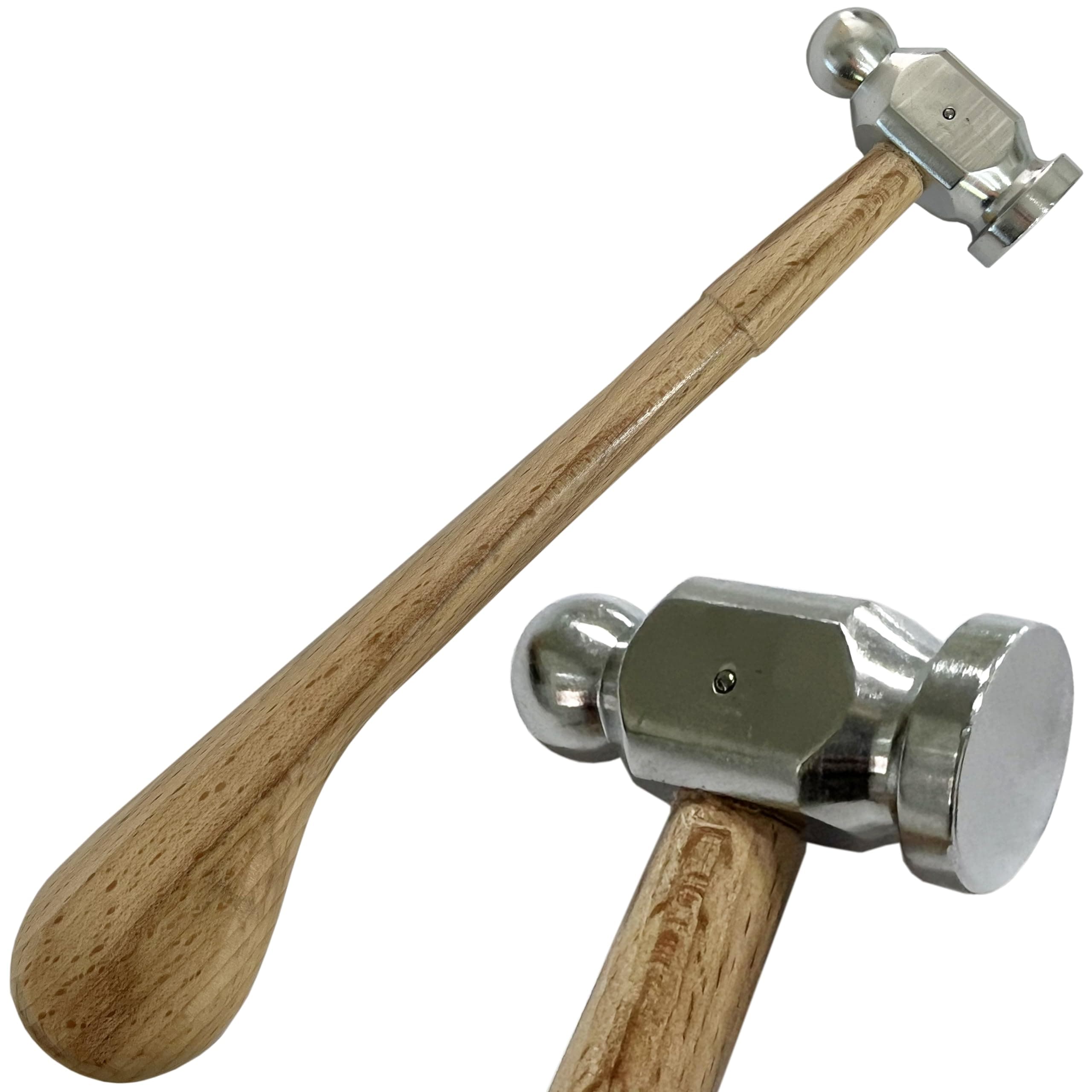 1" chasing hammer Repouse ball pein planishing metal 24mm face