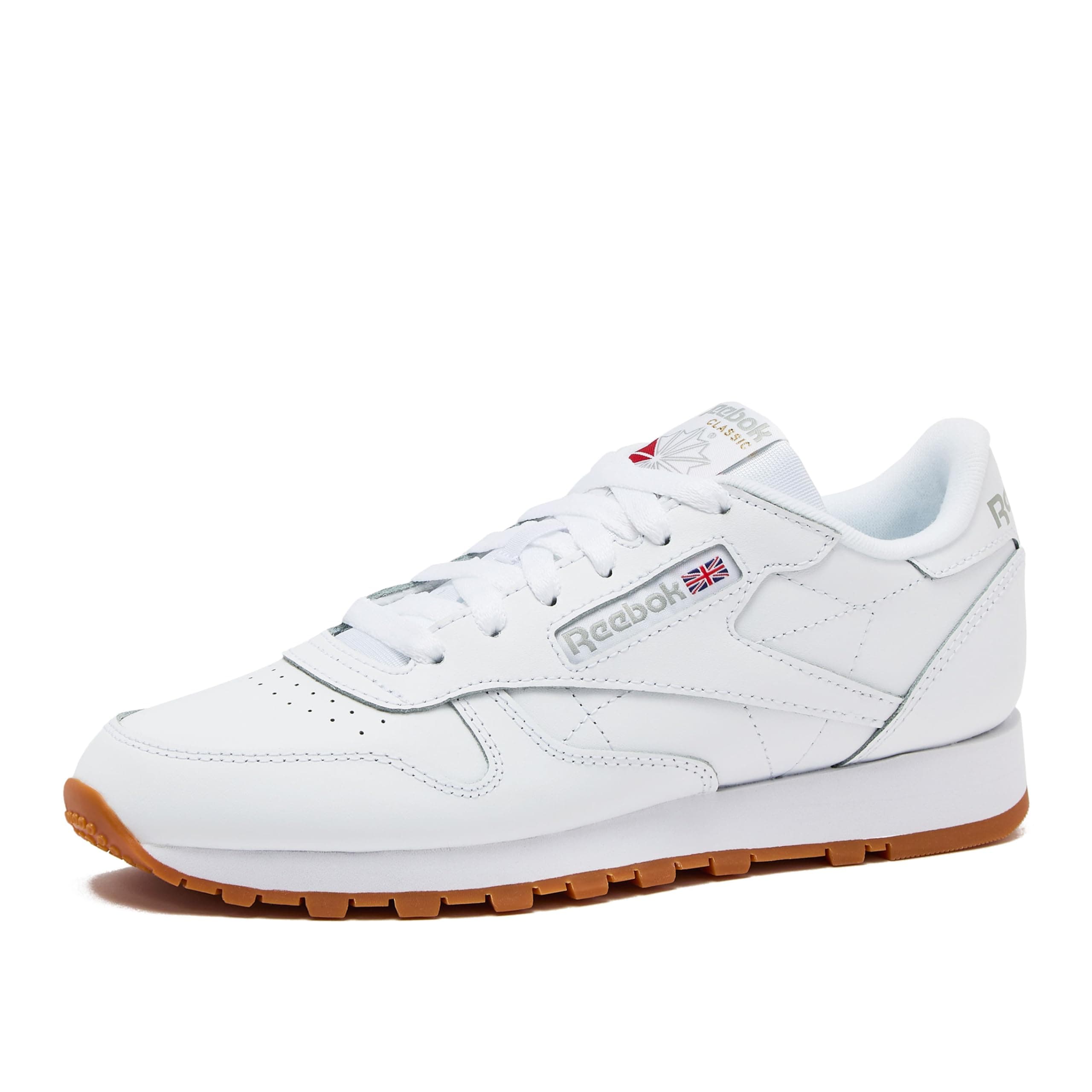 Classic Leather Sneakers for Women - Black or White Tennis Shoes Womens Size 5 to 11