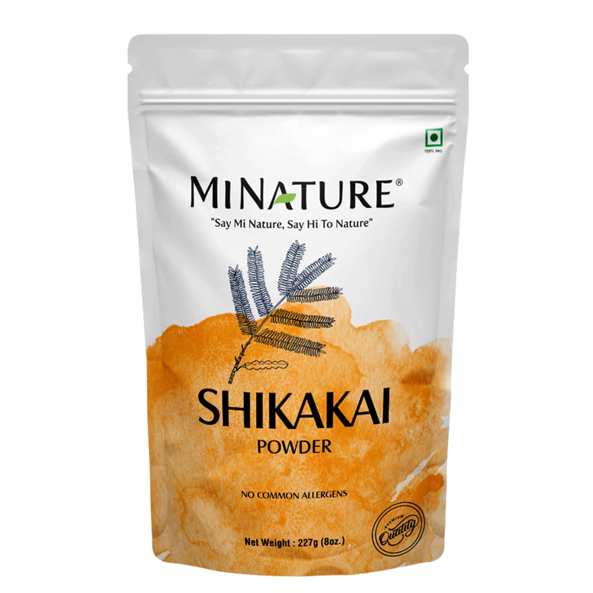minature mi USDA Nop Certified Organic Shikakai Powder Hair Conditioner (8oz)
