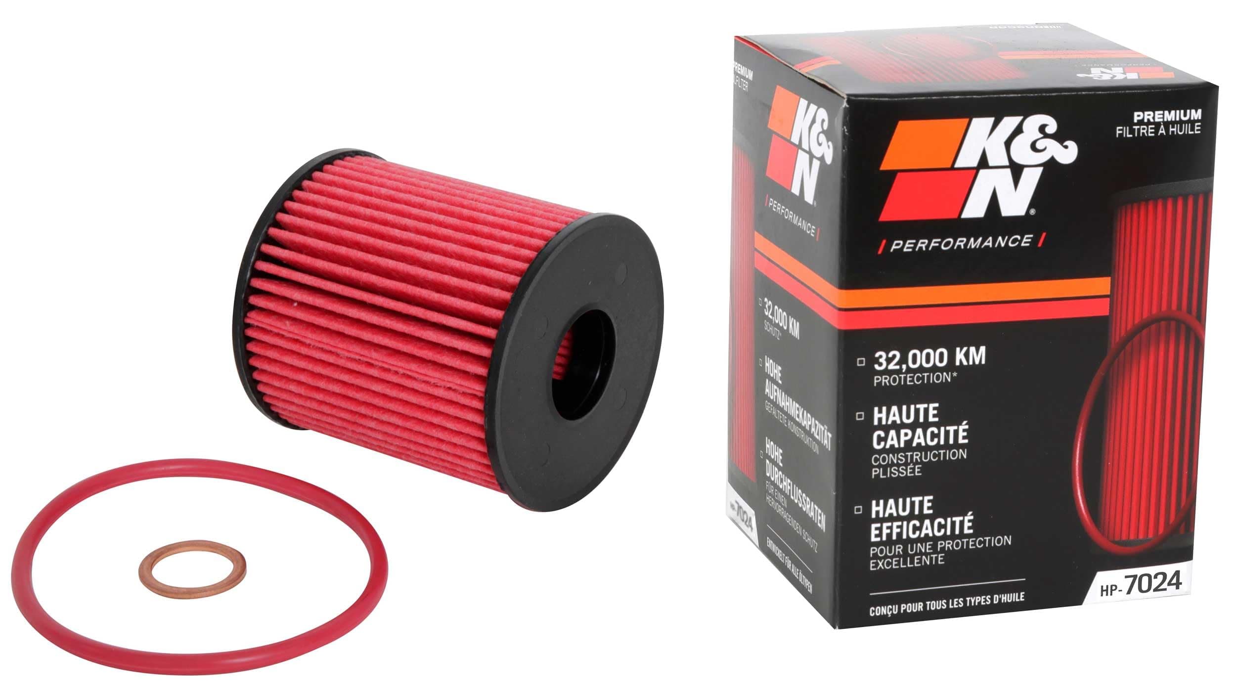 Premium Oil Filter: 20,000 Mile Engine Protection, High Capacity/High Efficiency: Compatible with MINI/FORD/PEUGEOT/LAND ROVER (See Product Description for Select Models), HP-7024