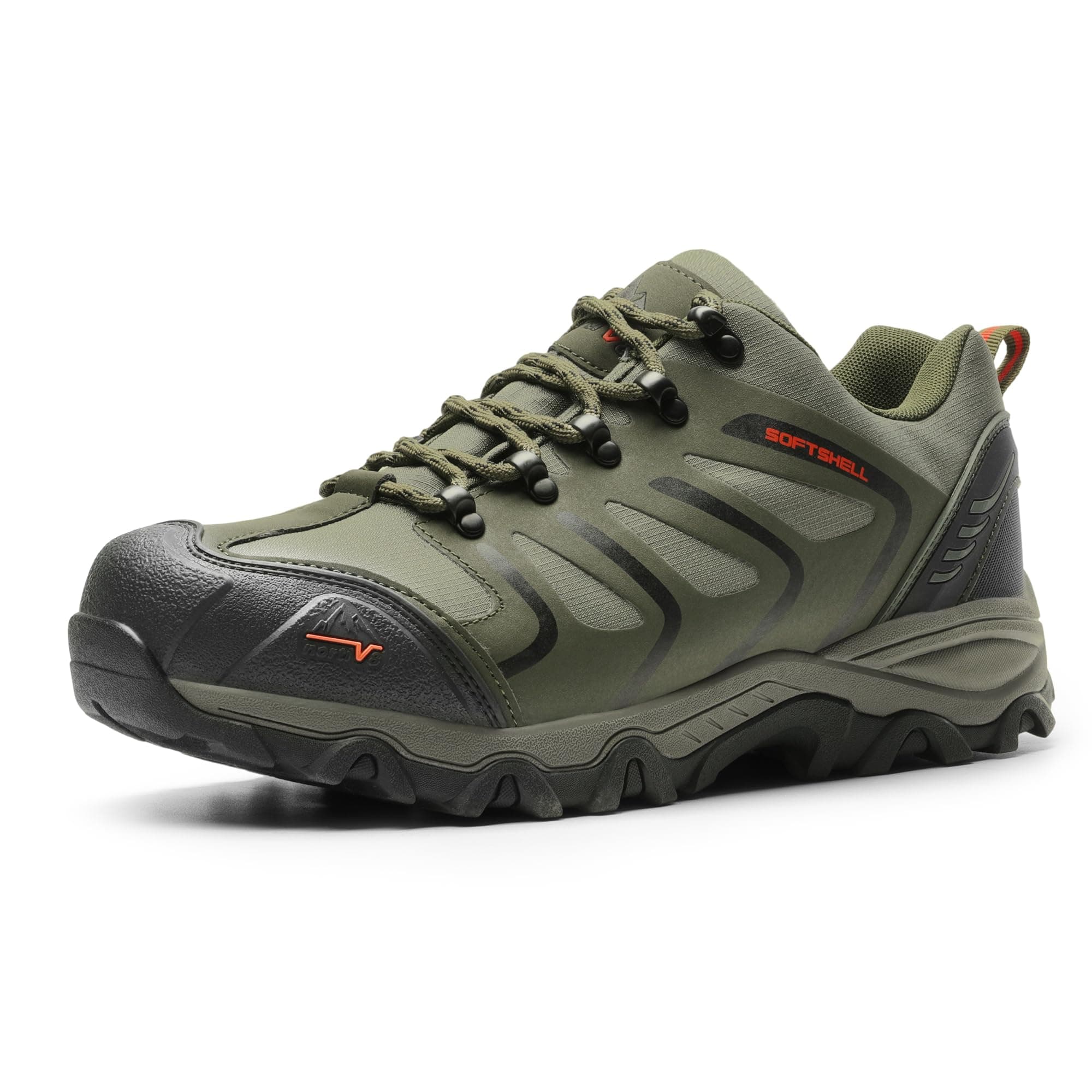 Men's Low Top Waterproof Hiking Shoes Trekking Trails Outdoor Work Shoes