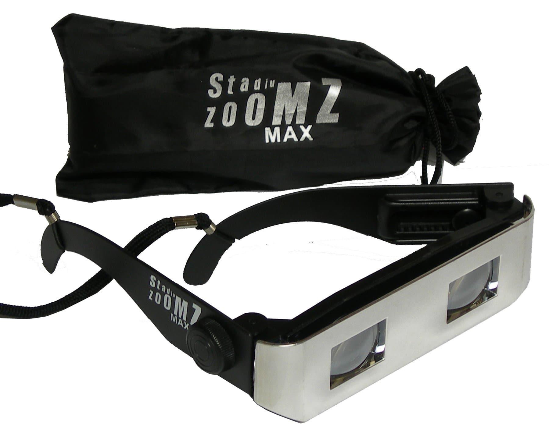 Sports viewer Binocular Glasses - Chrome. Telescope Lenses, Zoom in for Sports,Concerts,etc