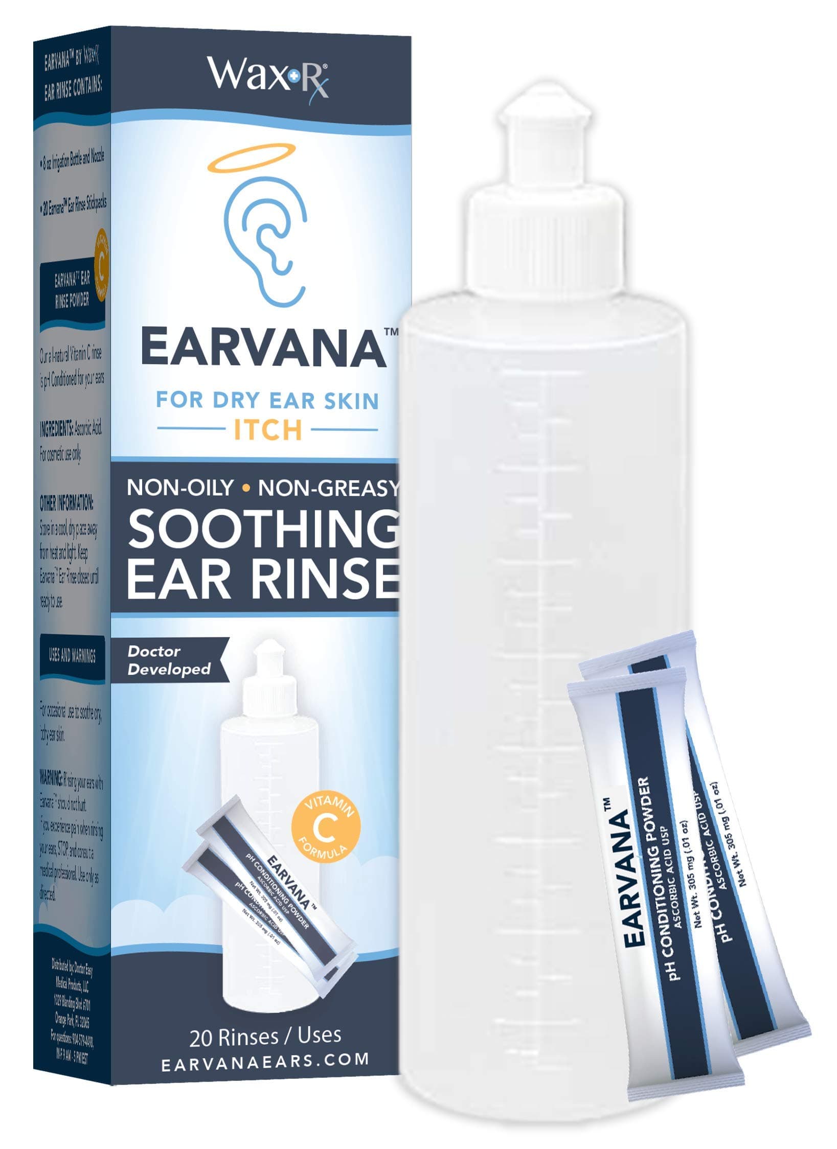 EARVANA Soothing Ear Rinse for Dry Ear Itch