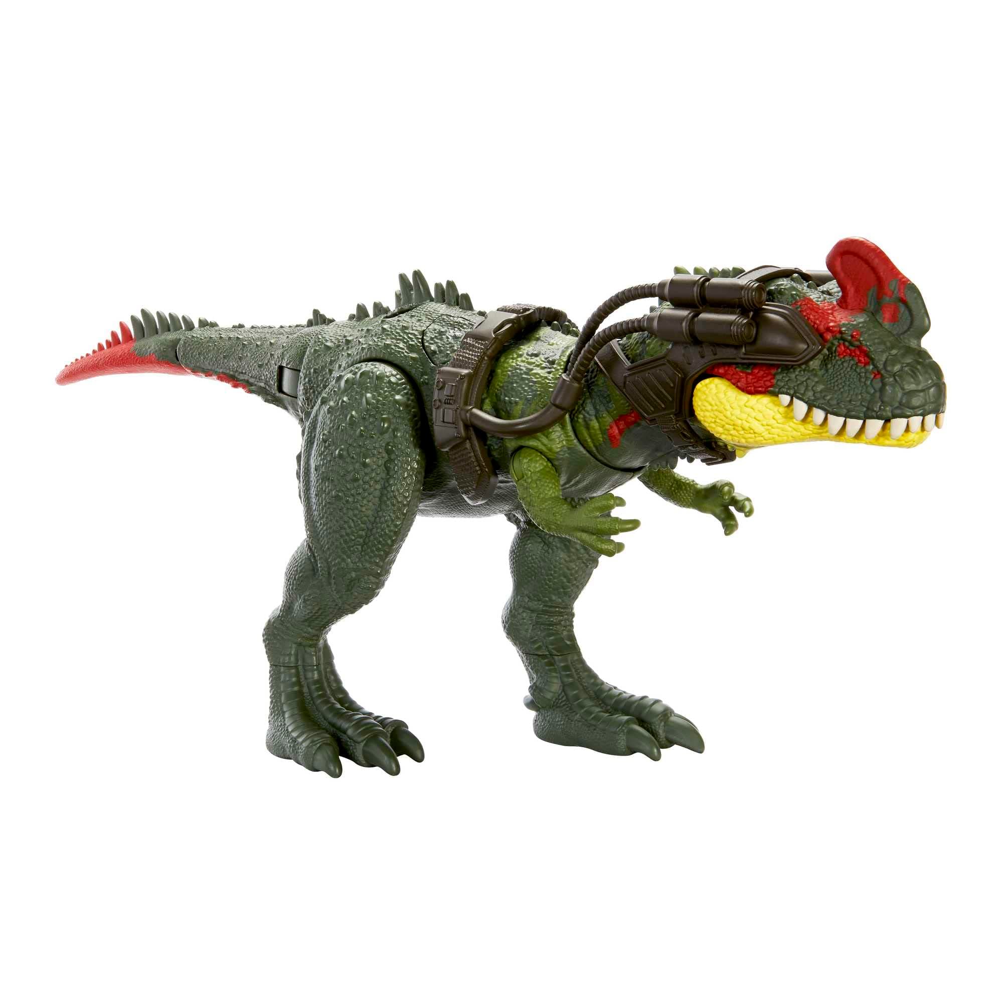 Jurassic World Dominion Gigantic Tracker Sinotyrannus Large Dinosaur Figure with Attack Motion & Tracking Gear, Toy Gift with Physical & Digital Play​