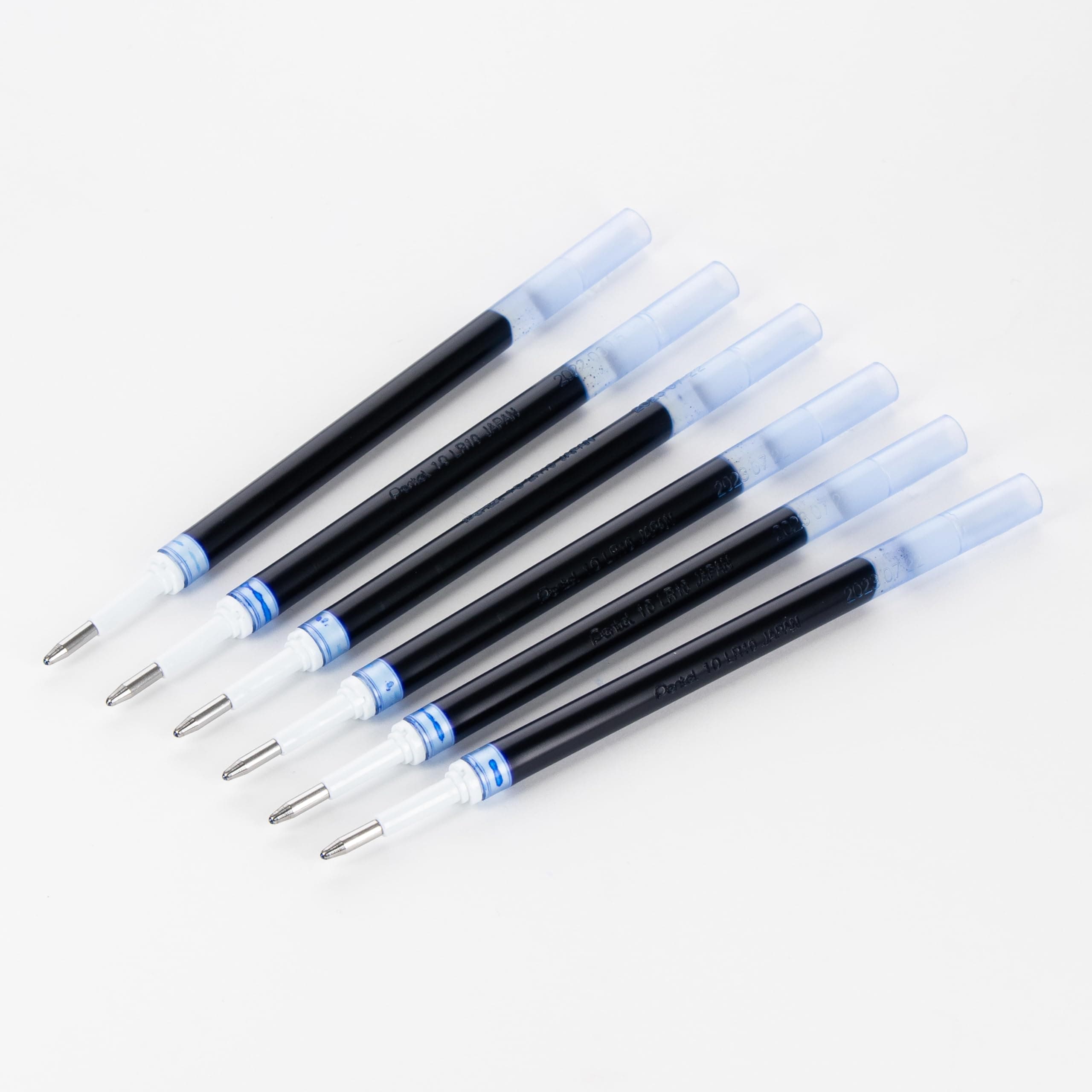 Refill Ink - for EnerGel Gel Pen, 1.0mm Metal Tip, Bold, Blue Ink, Pack of 6 Refills (LR10-6C)