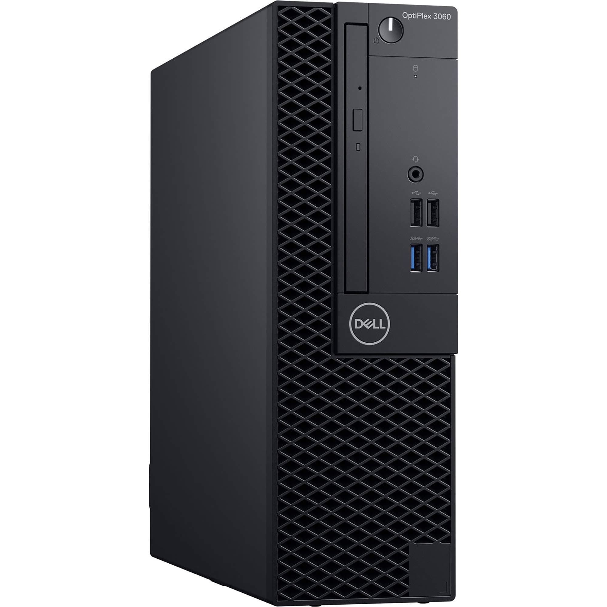 Dell 62H0G Desktop Computer - OptiPlex 3000 3060 Core i5 i5 8500 8 GB RAM 500 GB HDD Small Form Factor Windows 10 Pro 64 bit Intel UHD Graphics 630 DVD Writer English (Renewed)
