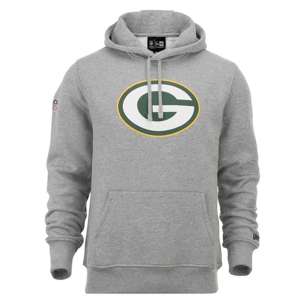 New Era NFL Team Logo Green Bay Packers Sweatshirt&nbsp;&ndash;&nbsp;Heather Grey