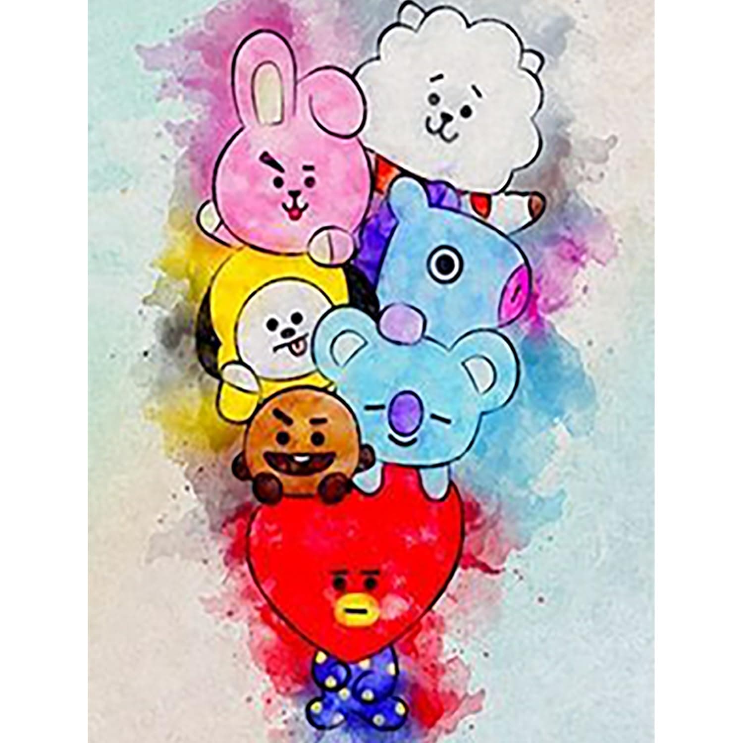 Edmer Poster Art Print 12x18 -Inch, Bt Wall Decor Merch 21 Gift Canvas Unframed for Home Living Room Bedroom Office