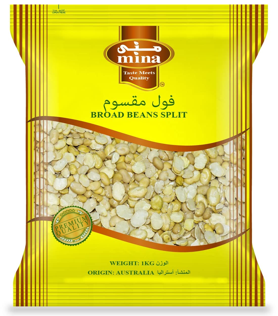 Mina Broad Beans Split 1 Kg