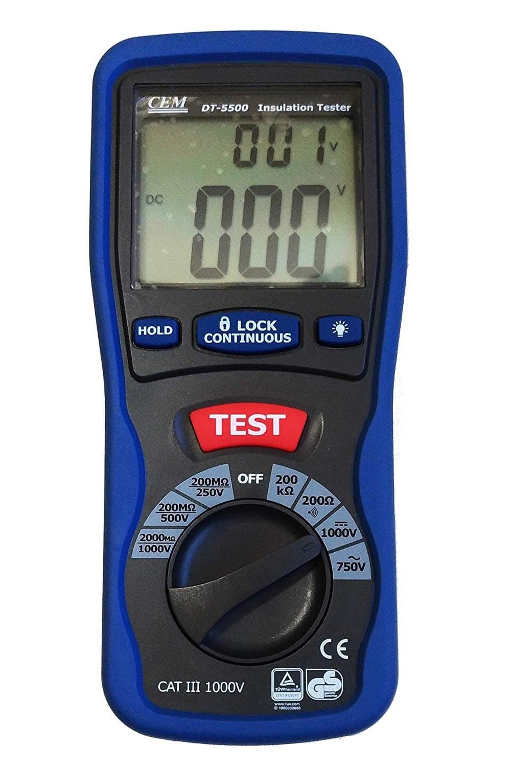 CEM Instruments CEM DT-5500 Digital Insulation