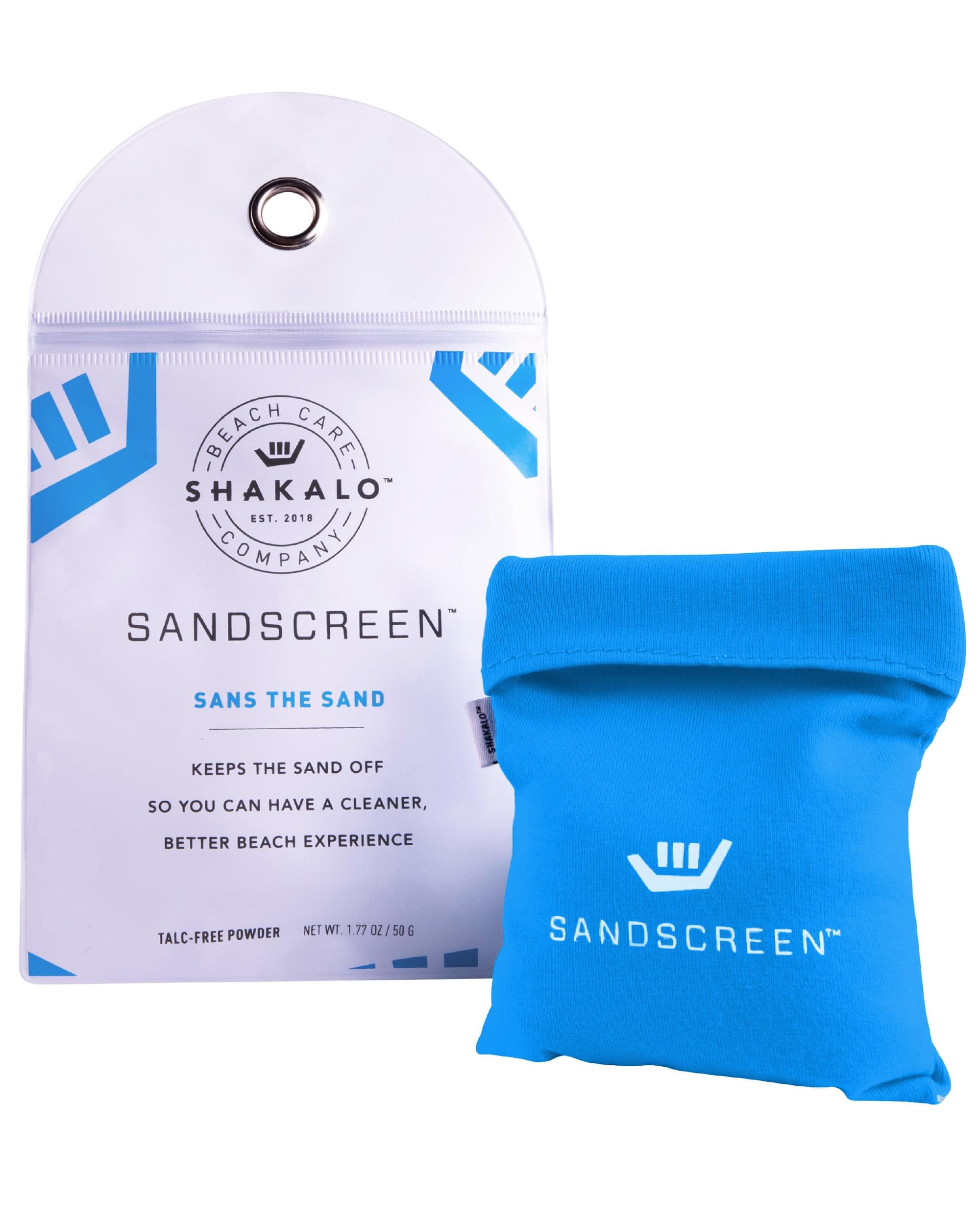 SANDSCREEN Sand Removal Bag | The Original Sand Remover | Talc-Free and Reef Friendly | Fresh, Clean and Sand Free | Great for The Whole Family!(Pack of 1)