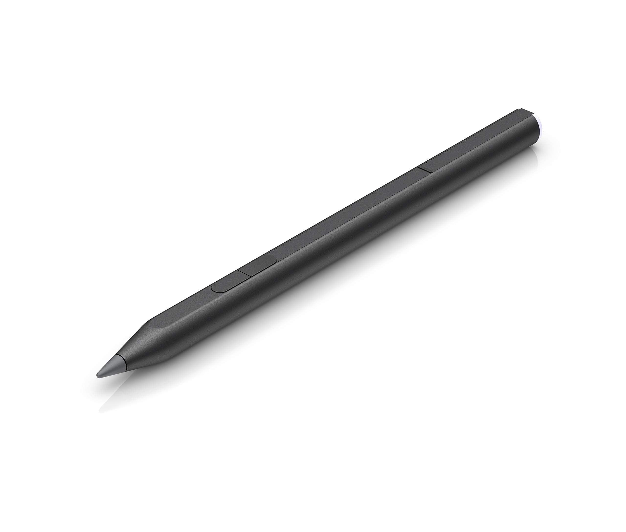 HP Rechargeable MPP 2.0 Tilt Pen for Touch Screen Devices | Customizable and Compact Design with Magnetic Barrel | 1-Year Limited Warranty | Black (3J122AA) and Silver (3J123AA),Charcoal Grey